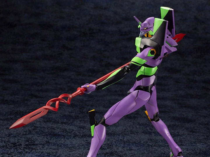 Rebuild of Evangelion EVA Unit-01 with Spear of Cassius Model Kit (Reissue)