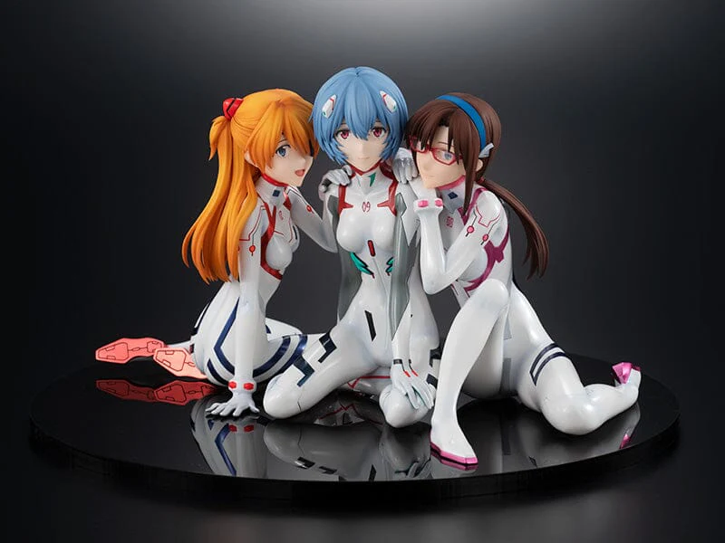 Rebuild of Evangelion KD Colle Asuka/Rei/Mari (Newtype Cover Ver.) 1/8 Scale Figure Set - Image 2