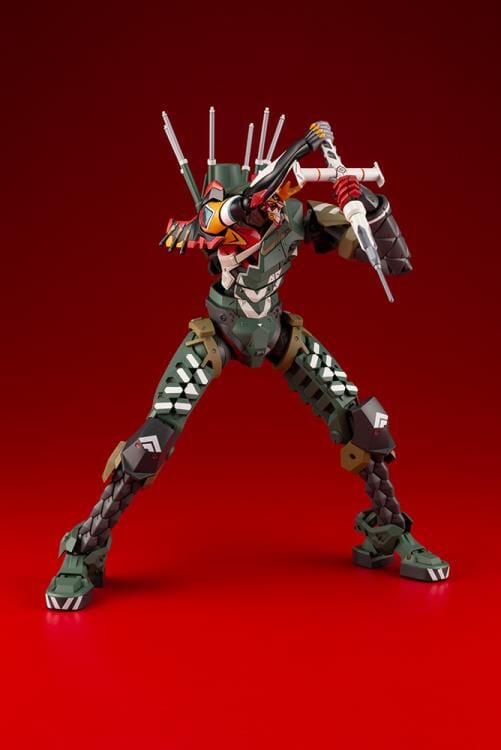 Rebuild of Evangelion Production Model-New 02α (JA-02 Body Assembly Cannibalized) 1/400 Scale Model Kit - Image 3