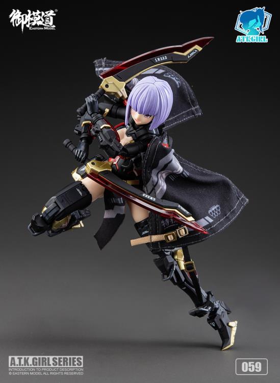 A.T.K. Girl Brocade-Clad Elite Guard (Jinyi Wei JW059 - Red Ver.) 1/12 Scale Model Kit - Image 11