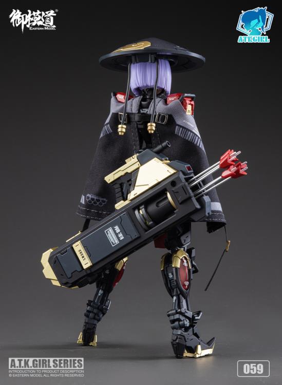 A.T.K. Girl Brocade-Clad Elite Guard (Jinyi Wei JW059 - Red Ver.) 1/12 Scale Model Kit - Image 4