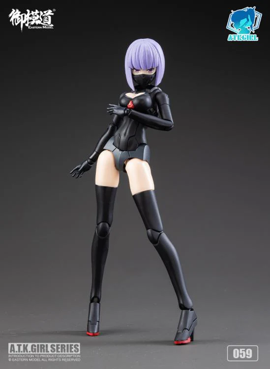 A.T.K. Girl Brocade-Clad Elite Guard (Jinyi Wei JW059 - Red Ver.) 1/12 Scale Model Kit - Image 5