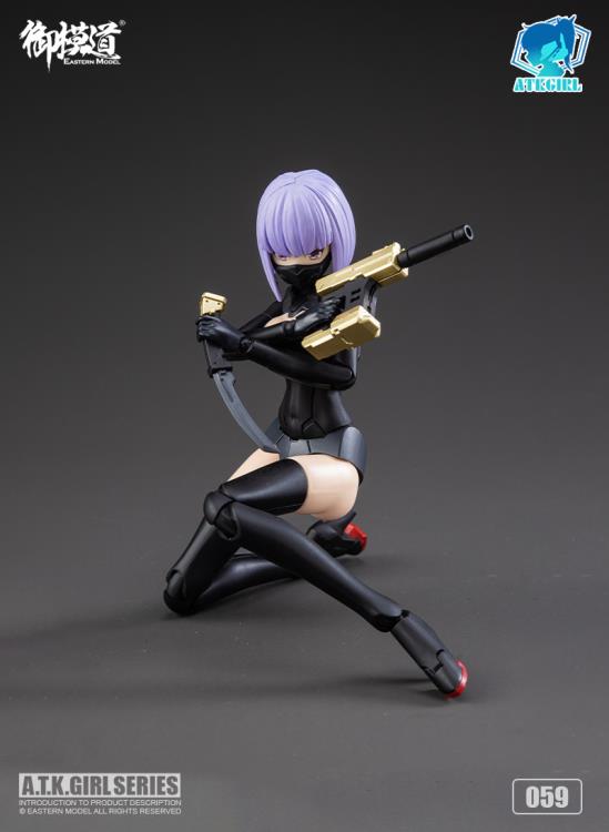 A.T.K. Girl Brocade-Clad Elite Guard (Jinyi Wei JW059 - Red Ver.) 1/12 Scale Model Kit - Image 7