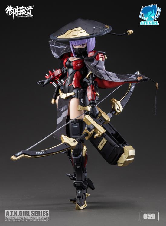 A.T.K. Girl Brocade-Clad Elite Guard (Jinyi Wei JW059 - Red Ver.) 1/12 Scale Model Kit - Image 8