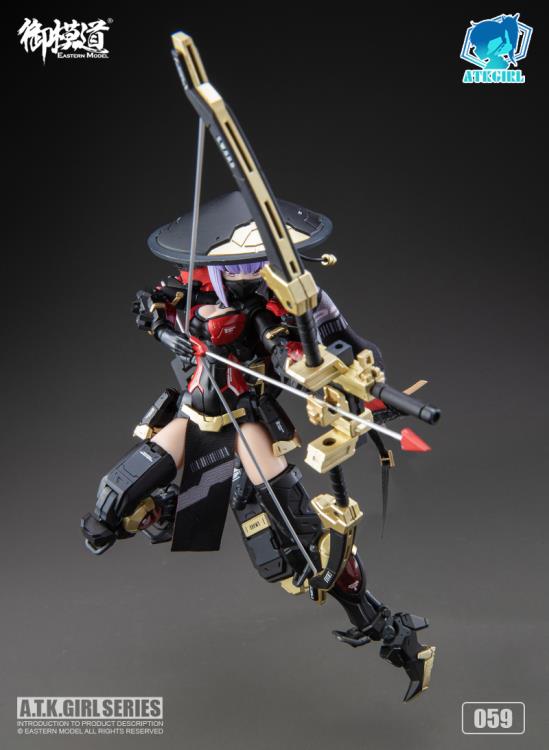 A.T.K. Girl Brocade-Clad Elite Guard (Jinyi Wei JW059 - Red Ver.) 1/12 Scale Model Kit - Image 9