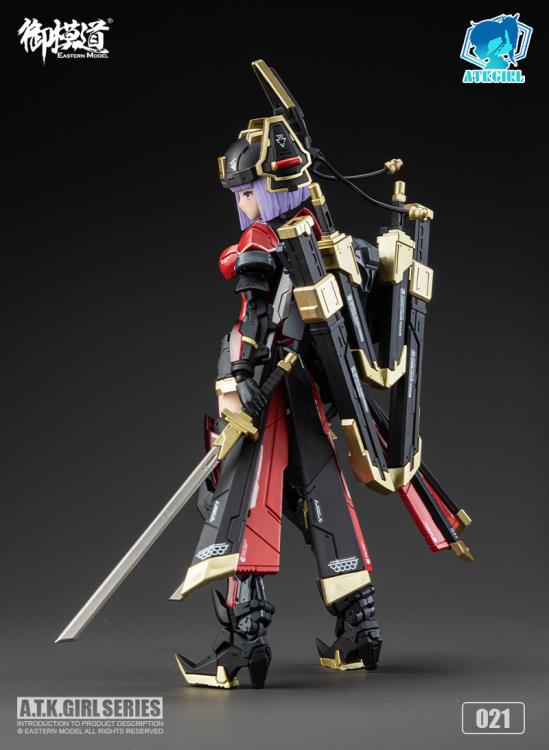 A.T.K. Girl Brocade-Clad Elite Guard (Jinyi Wei JW021 - Red Ver.) 1/12 Scale Model Kit - Image 15