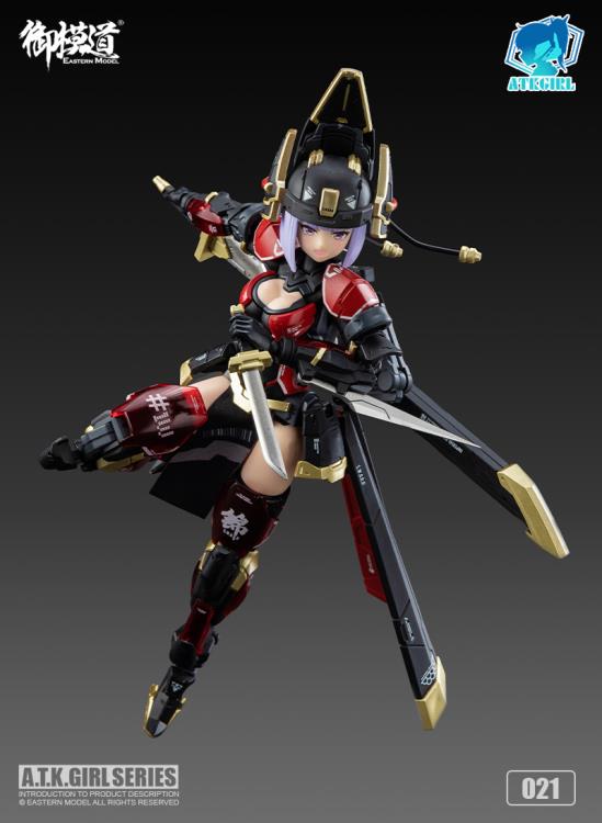 A.T.K. Girl Brocade-Clad Elite Guard (Jinyi Wei JW021 - Red Ver.) 1/12 Scale Model Kit - Image 6