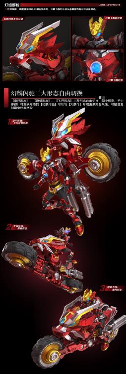 RevEvolution Super Beast Fire Armor Lin Fei & Phantom Lin Flash Model Kit - Image 10