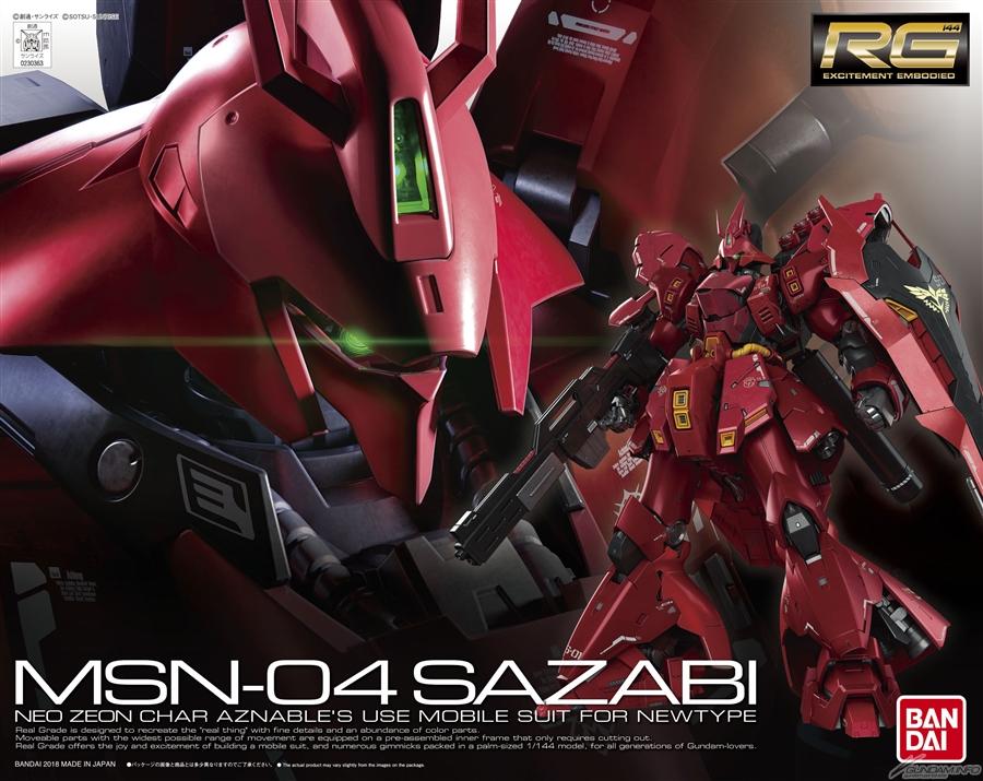 RG 1/144 #29 MSN-04 Sazabi - Image 2