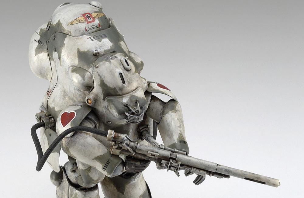 Robot Battle V (Five) Maschinen Krieger Moon Type MK44H-0 Whiteknight "PROTOTYPE" 1/20 Scale Model Kit