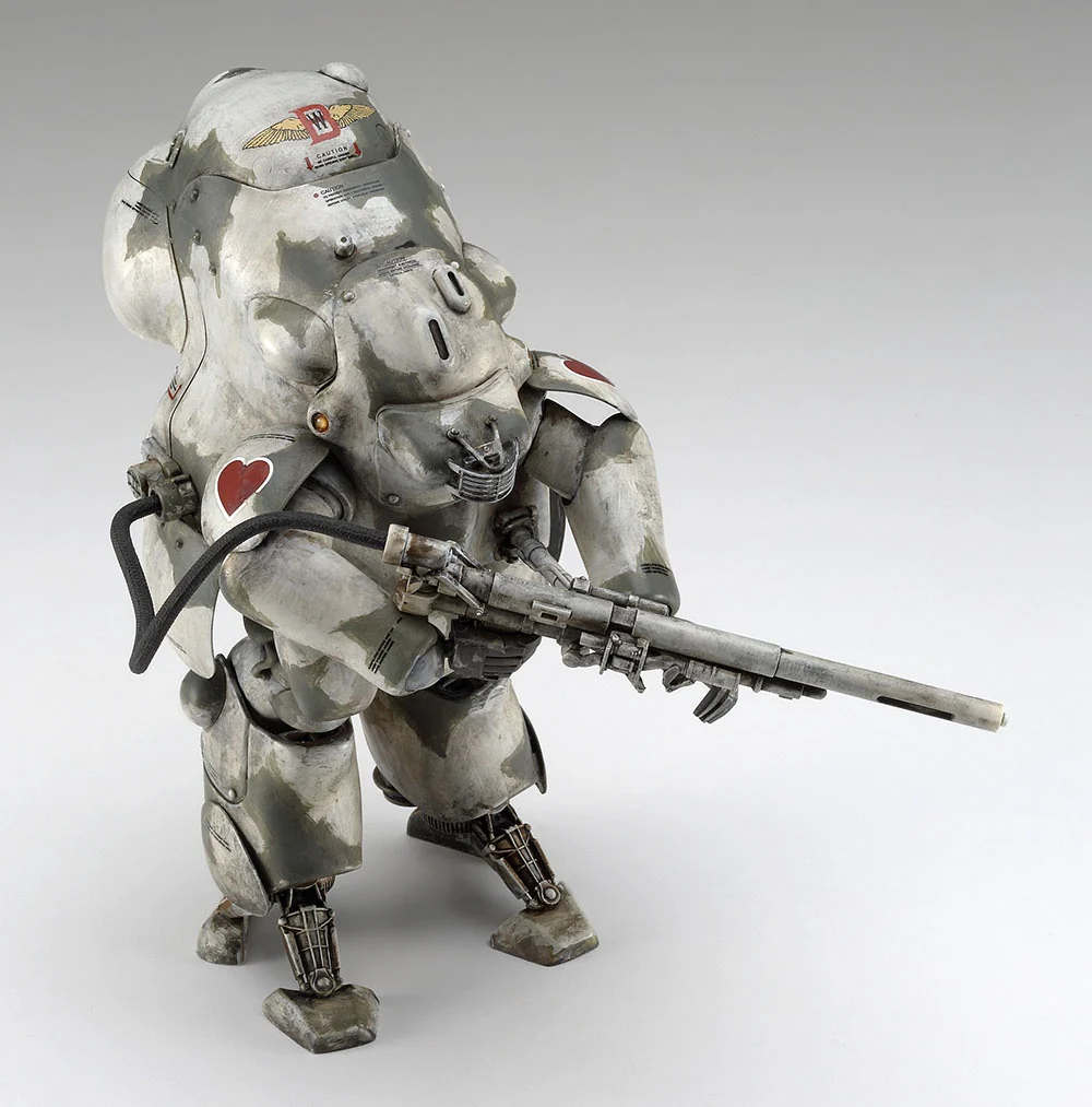Robot Battle V (Five) Maschinen Krieger Moon Type MK44H-0 Whiteknight "PROTOTYPE" 1/20 Scale Model Kit - Image 4
