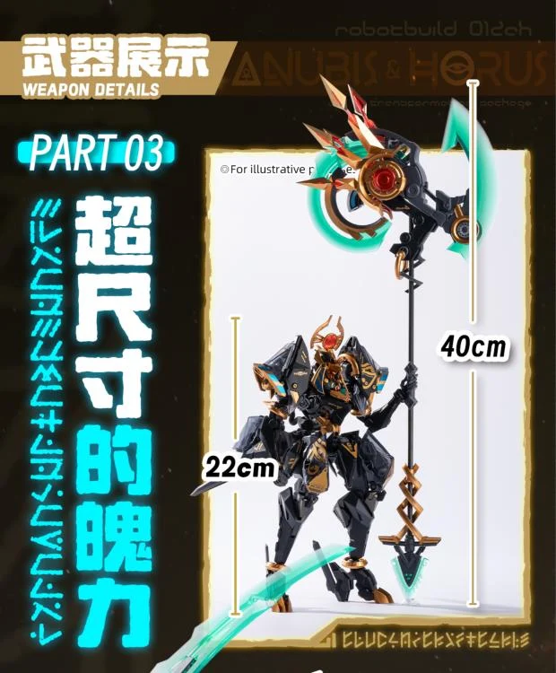 Robot Build RB-12ah Anubis & Horus Transformation Package Figure - Image 31
