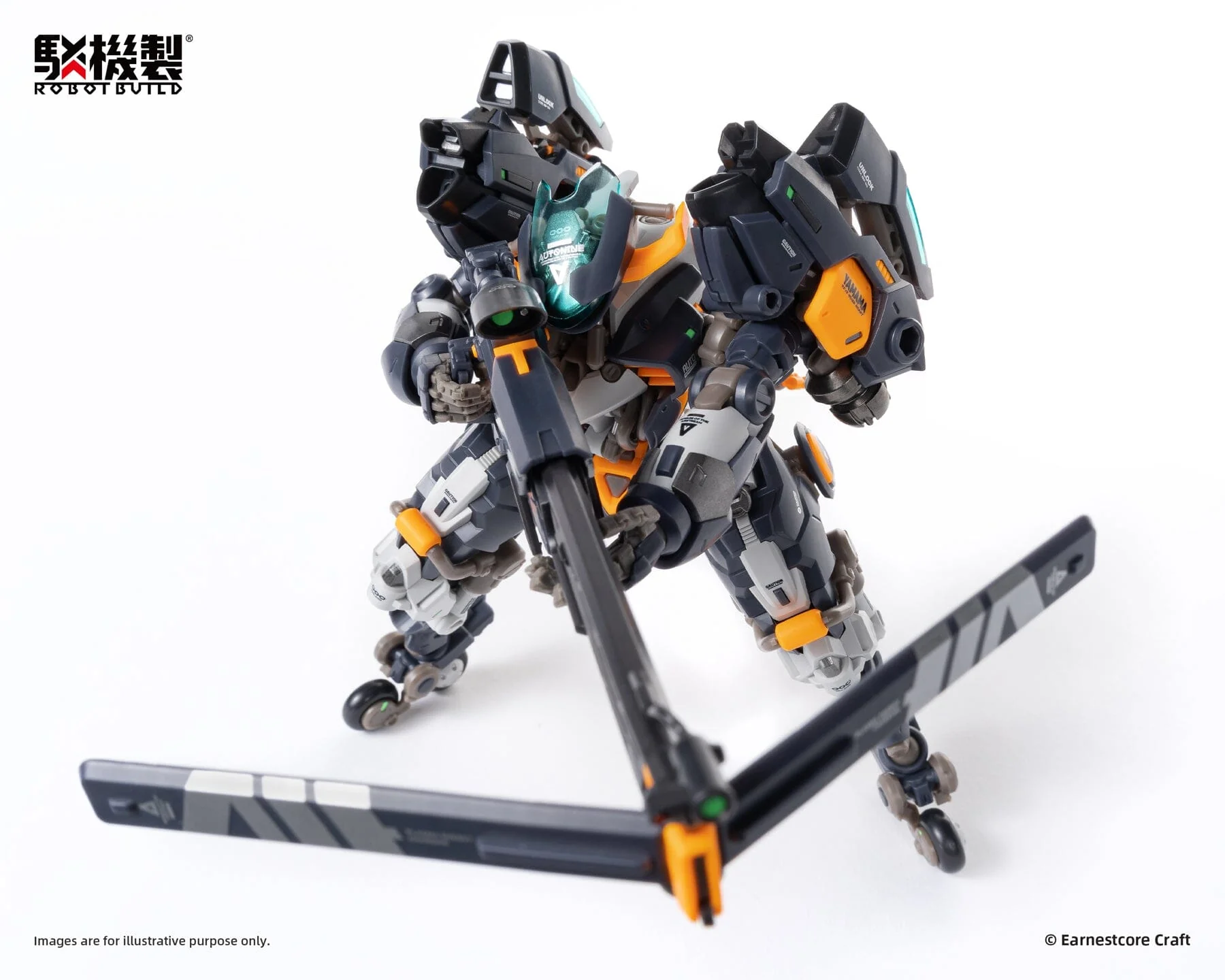 Robot Build RB-14 Denki No. 9 AutoNine Figure - Image 12