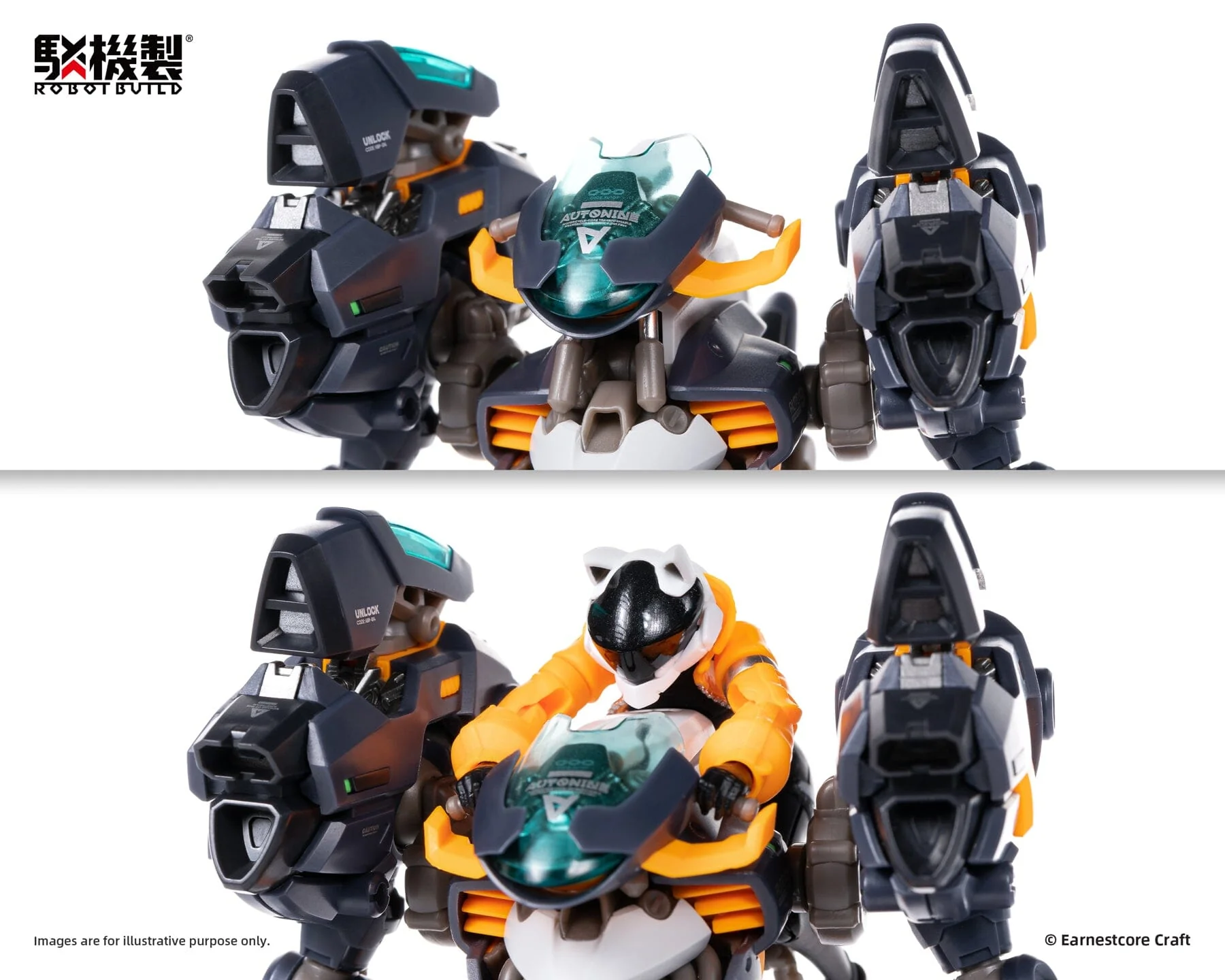 Robot Build RB-14 Denki No. 9 AutoNine Figure - Image 17