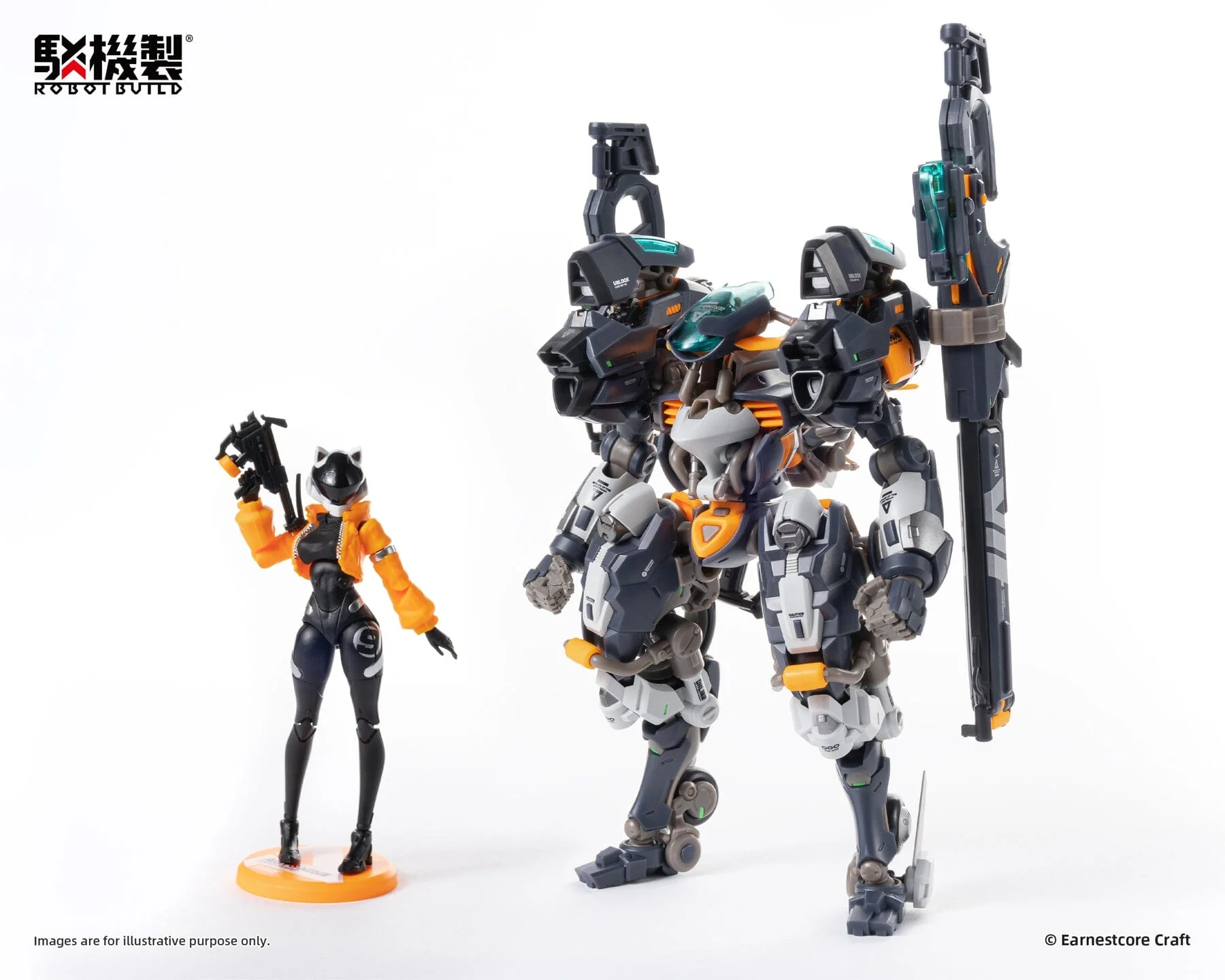 Robot Build RB-14 Denki No. 9 AutoNine Figure - Image 2