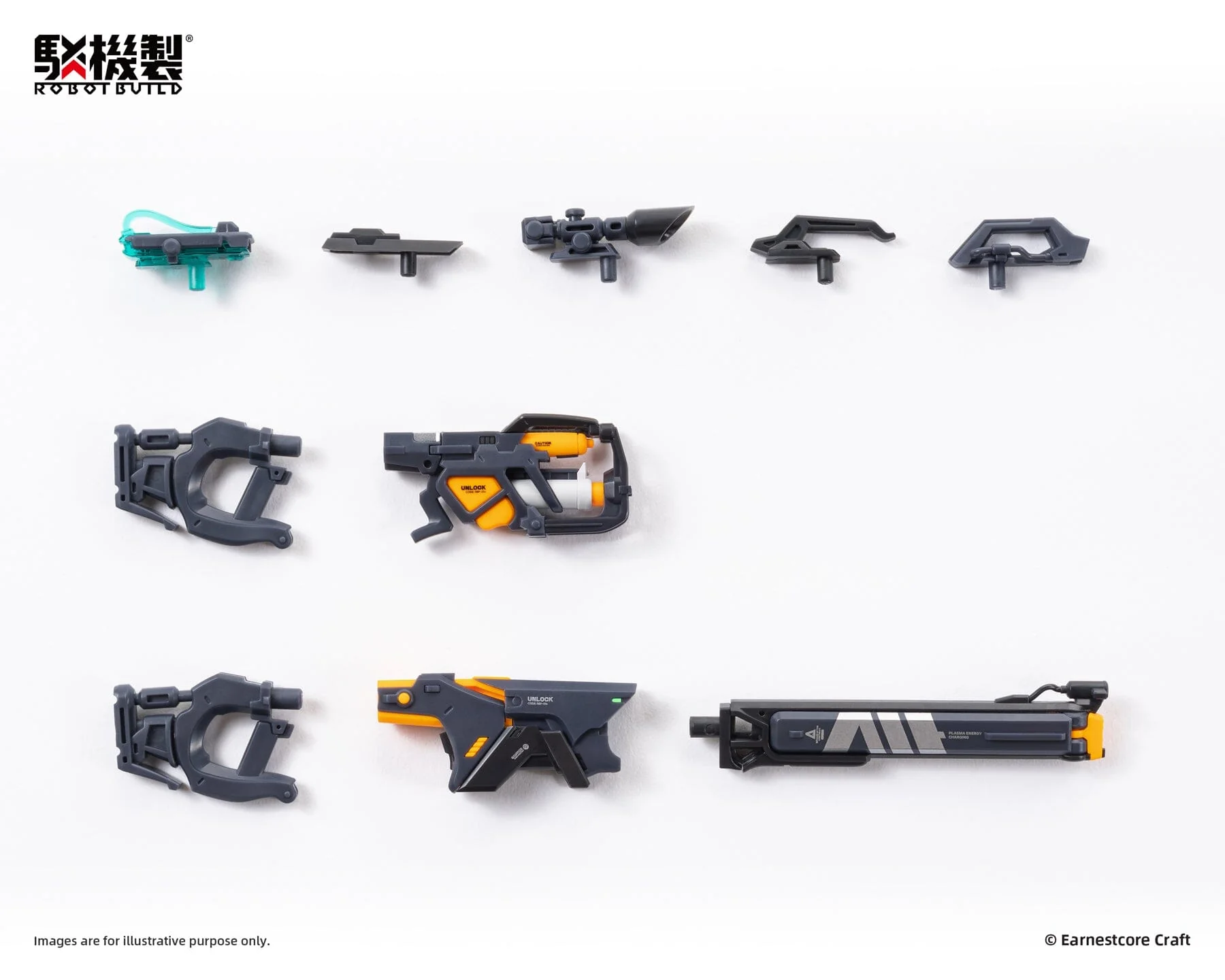 Robot Build RB-14 Denki No. 9 AutoNine Figure - Image 23