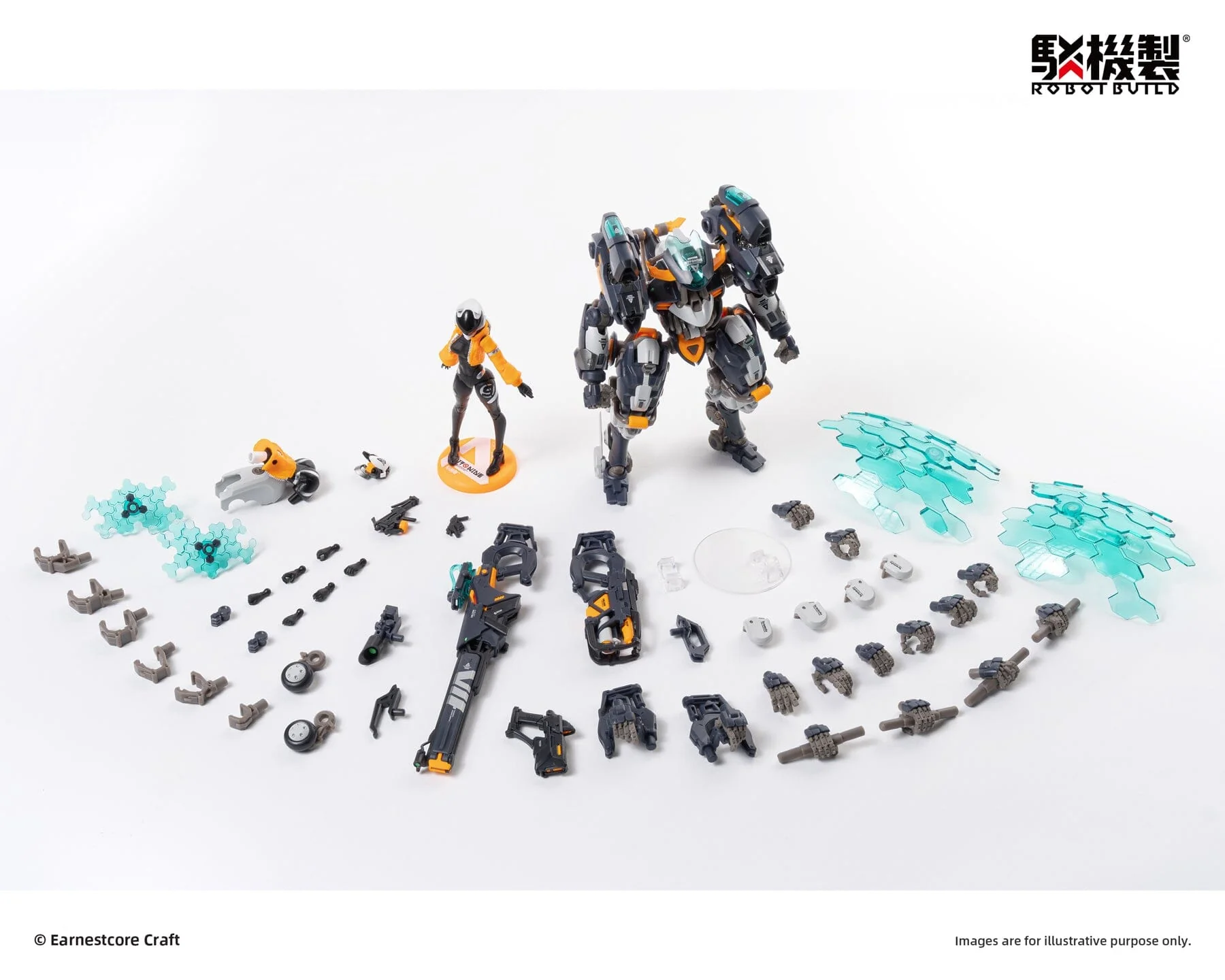Robot Build RB-14 Denki No. 9 AutoNine Figure - Image 24