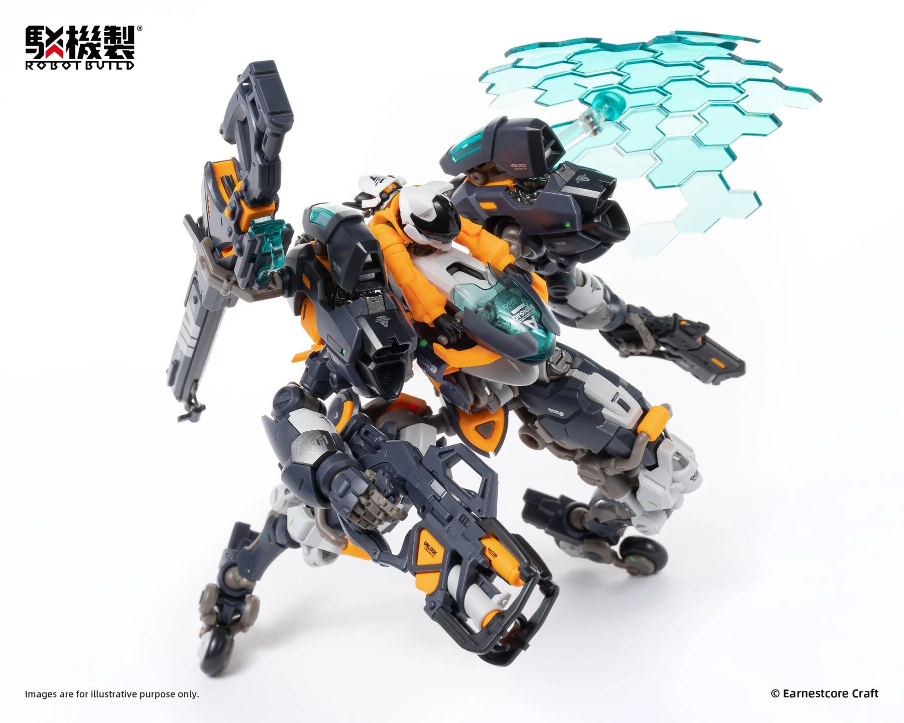 Robot Build RB-14 Denki No. 9 AutoNine Figure - Image 7