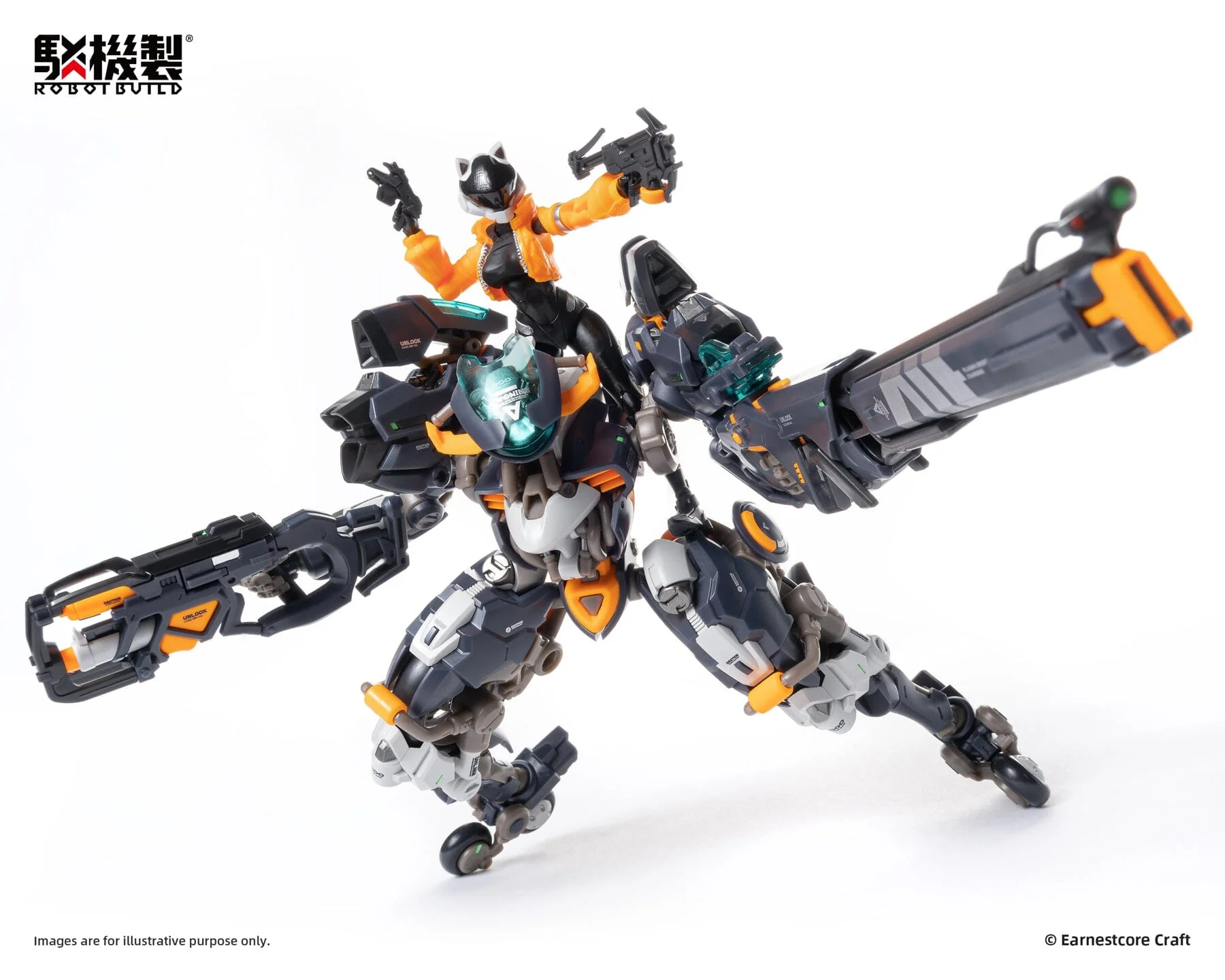 Robot Build RB-14 Denki No. 9 AutoNine Figure - Image 8