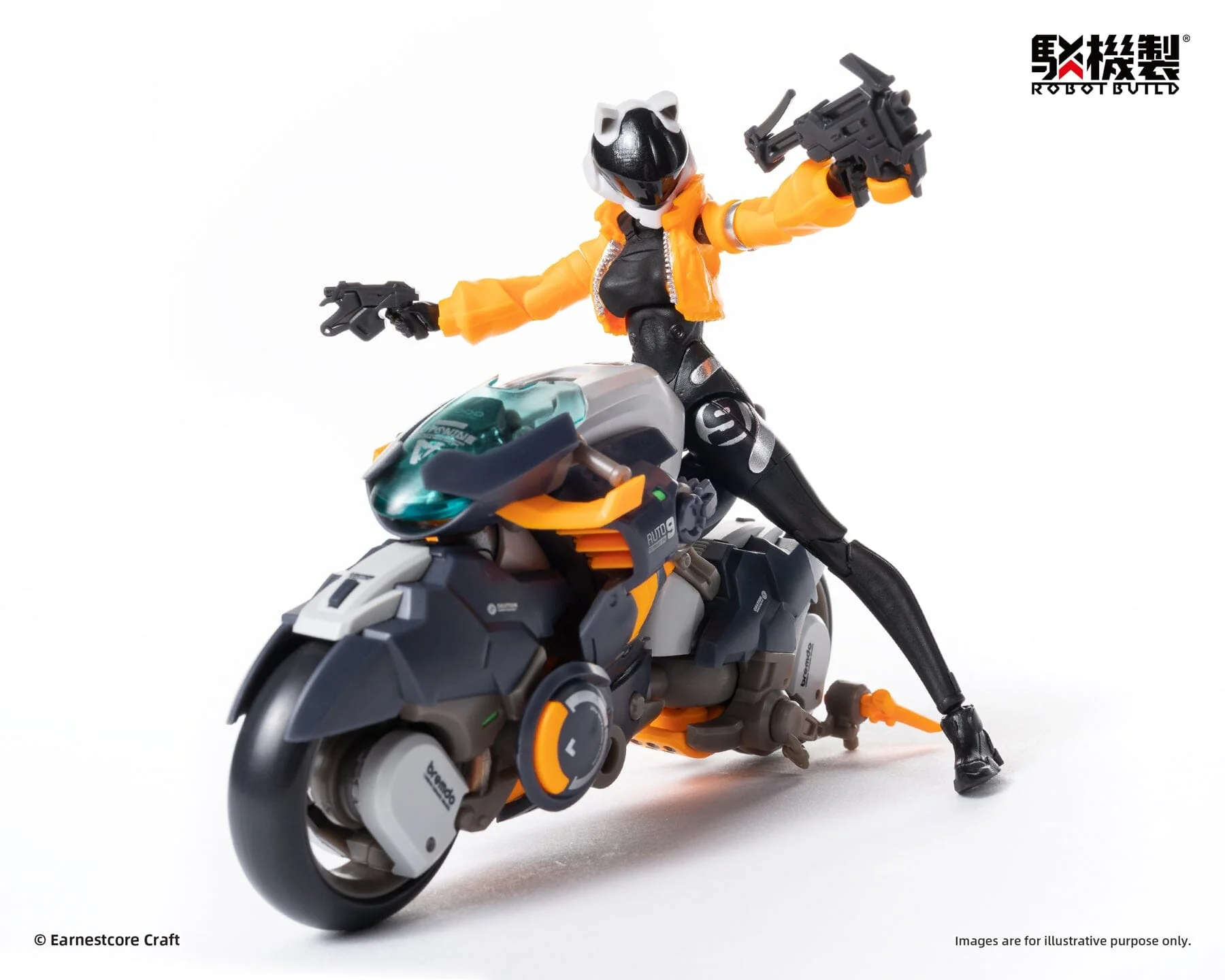 Robot Build RB-14 Denki No. 9 AutoNine Figure - Image 9