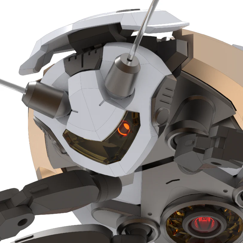 RB-P-02 Guangdong Cockroach (Cantonese Heavy Utility Vehicles) Model Kit - Image 9