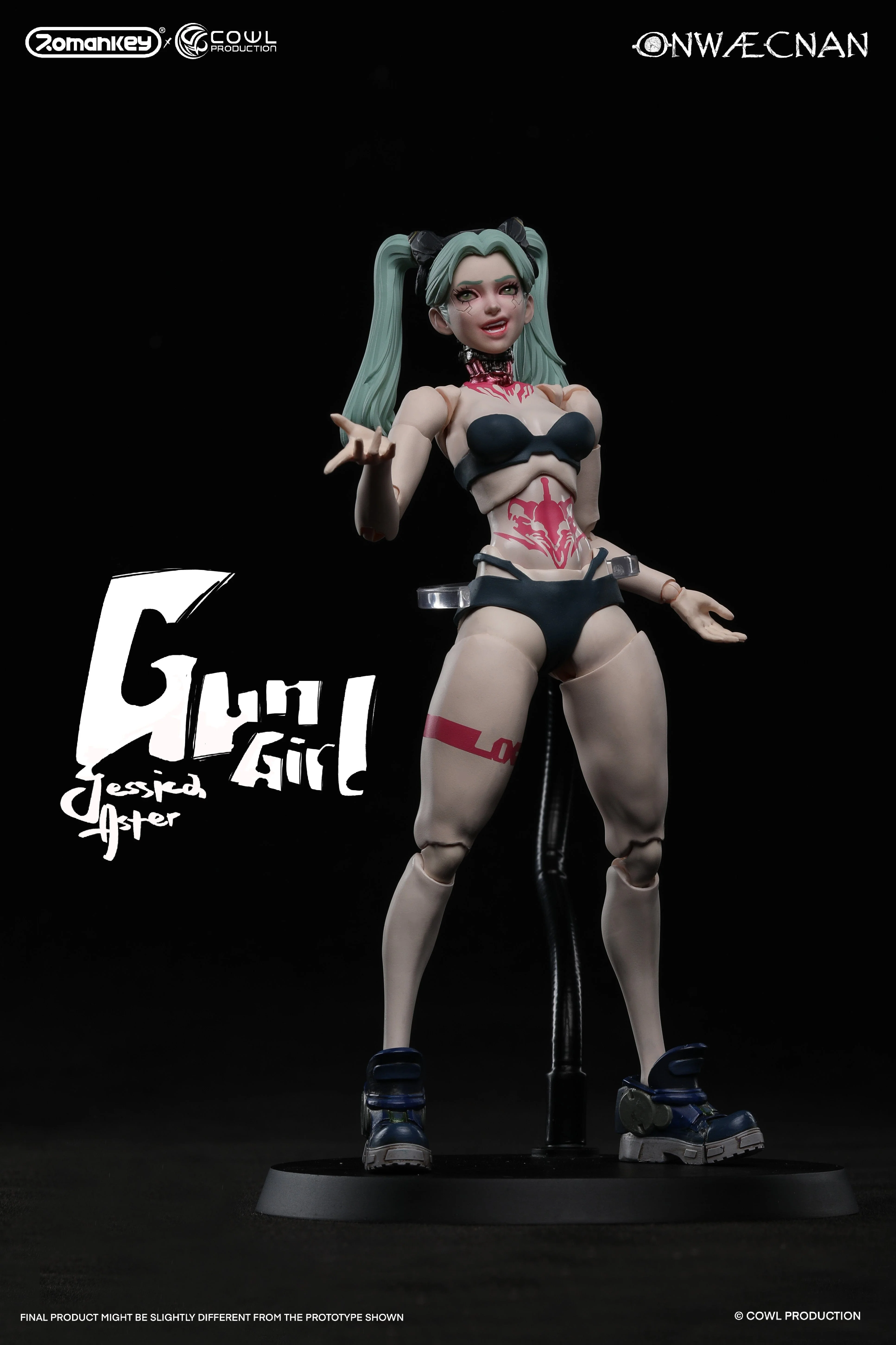Romankey X Cowl 1/12 Gun Girl Jessica Aster Deluxe Version Action Figure - Image 3