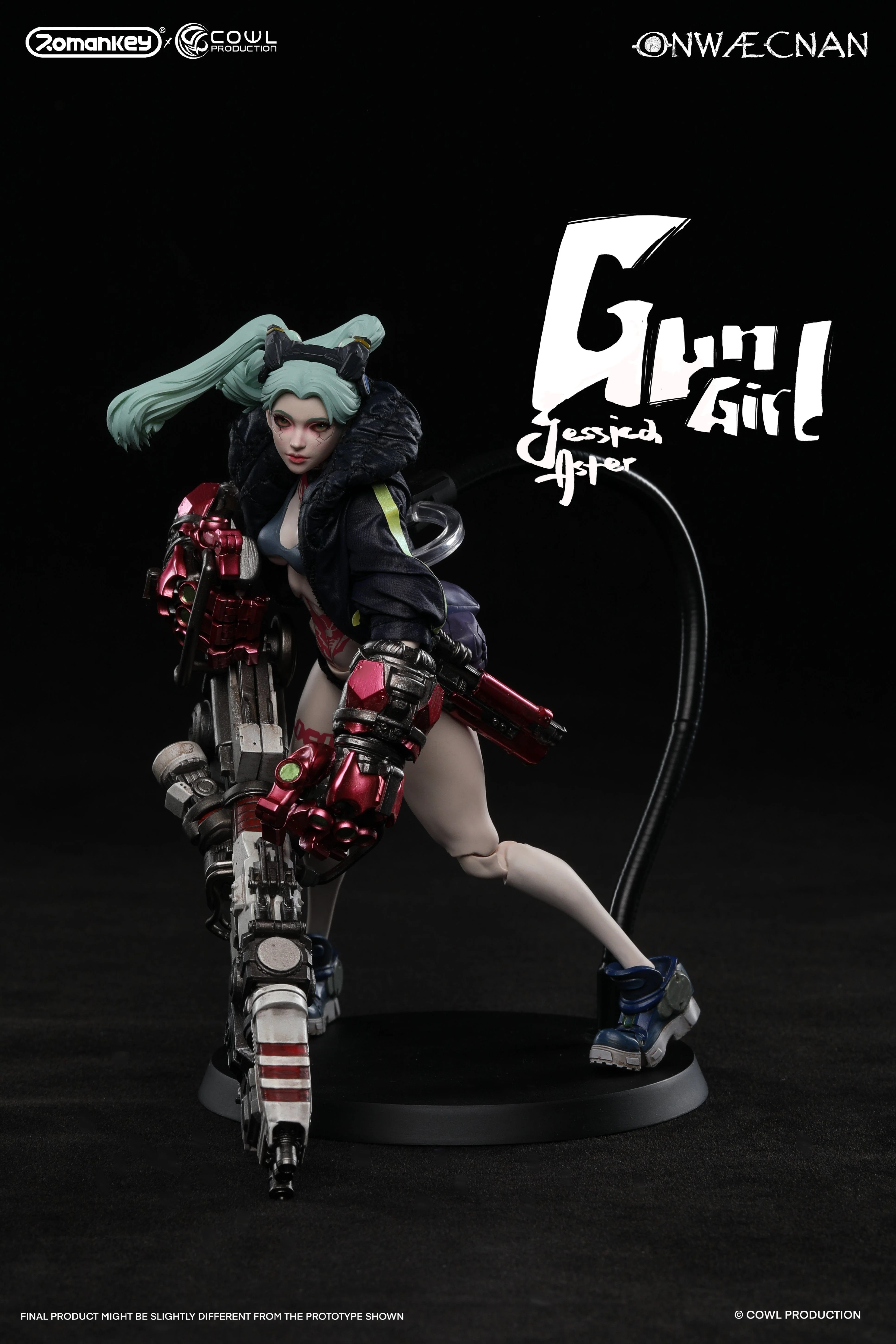 Romankey X Cowl 1/12 Gun Girl Jessica Aster Deluxe Version Action Figure - Image 5
