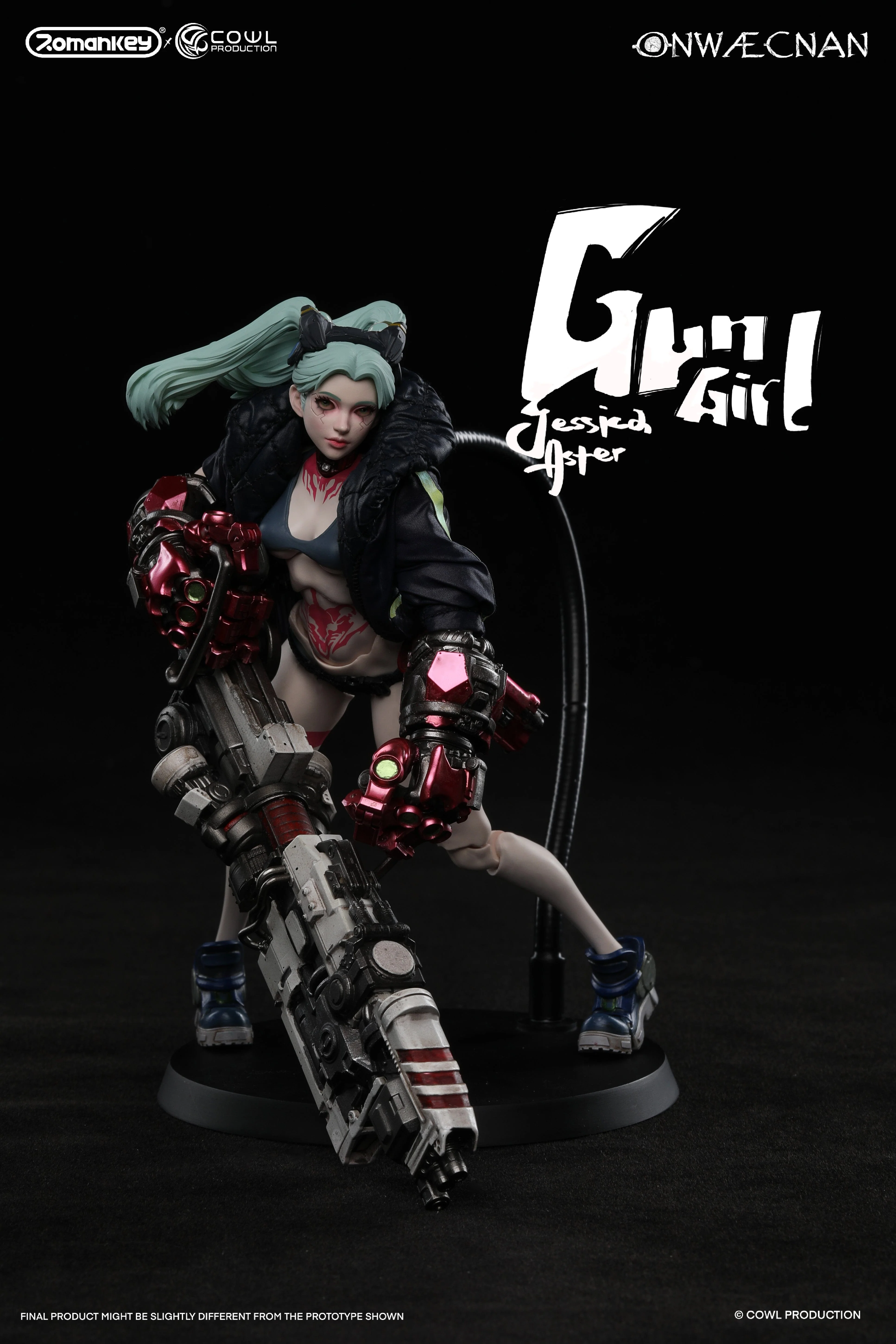 Romankey X Cowl 1/12 Gun Girl Jessica Aster Deluxe Version Action Figure - Image 6