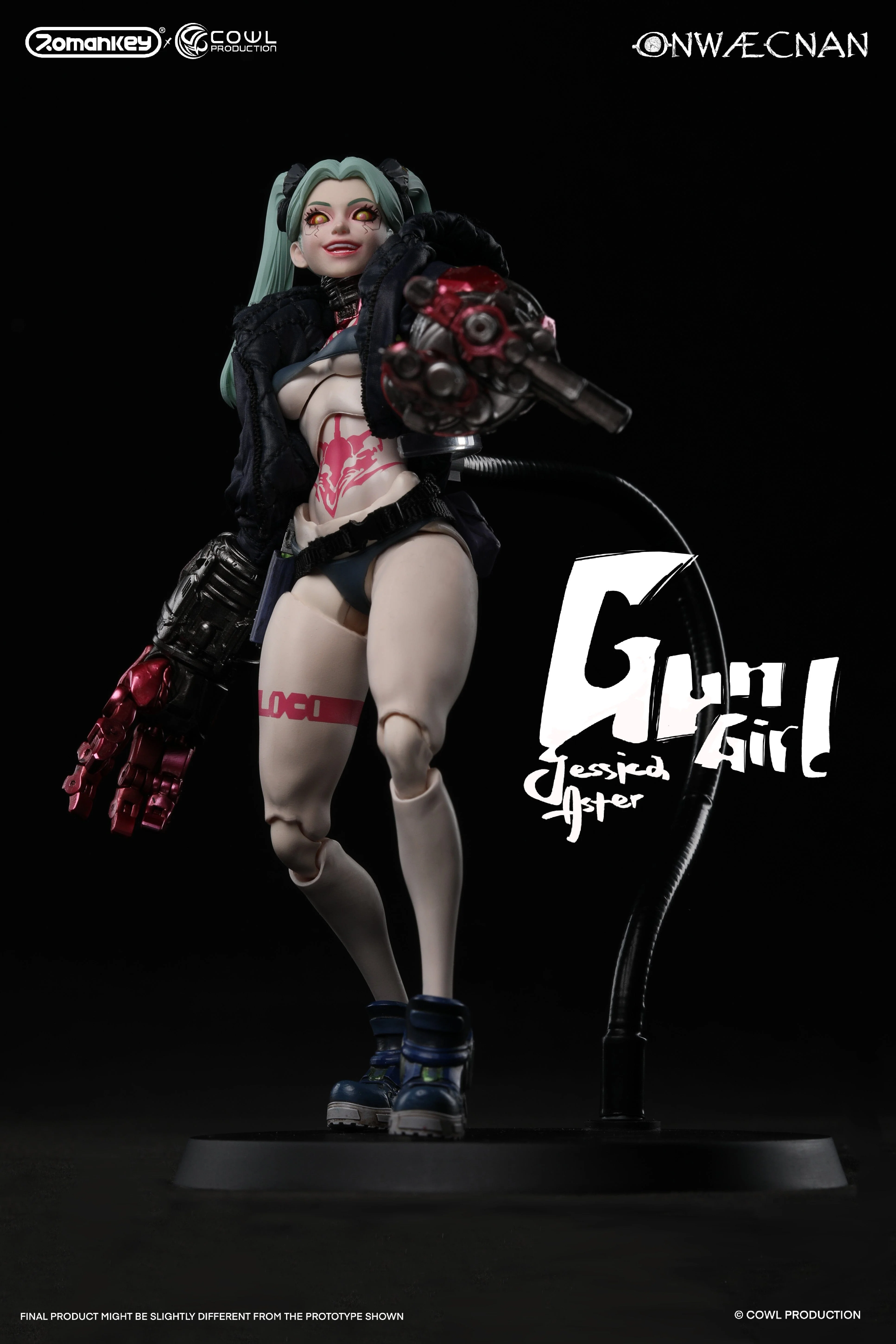 Romankey X Cowl 1/12 Gun Girl Jessica Aster Deluxe Version Action Figure - Image 7