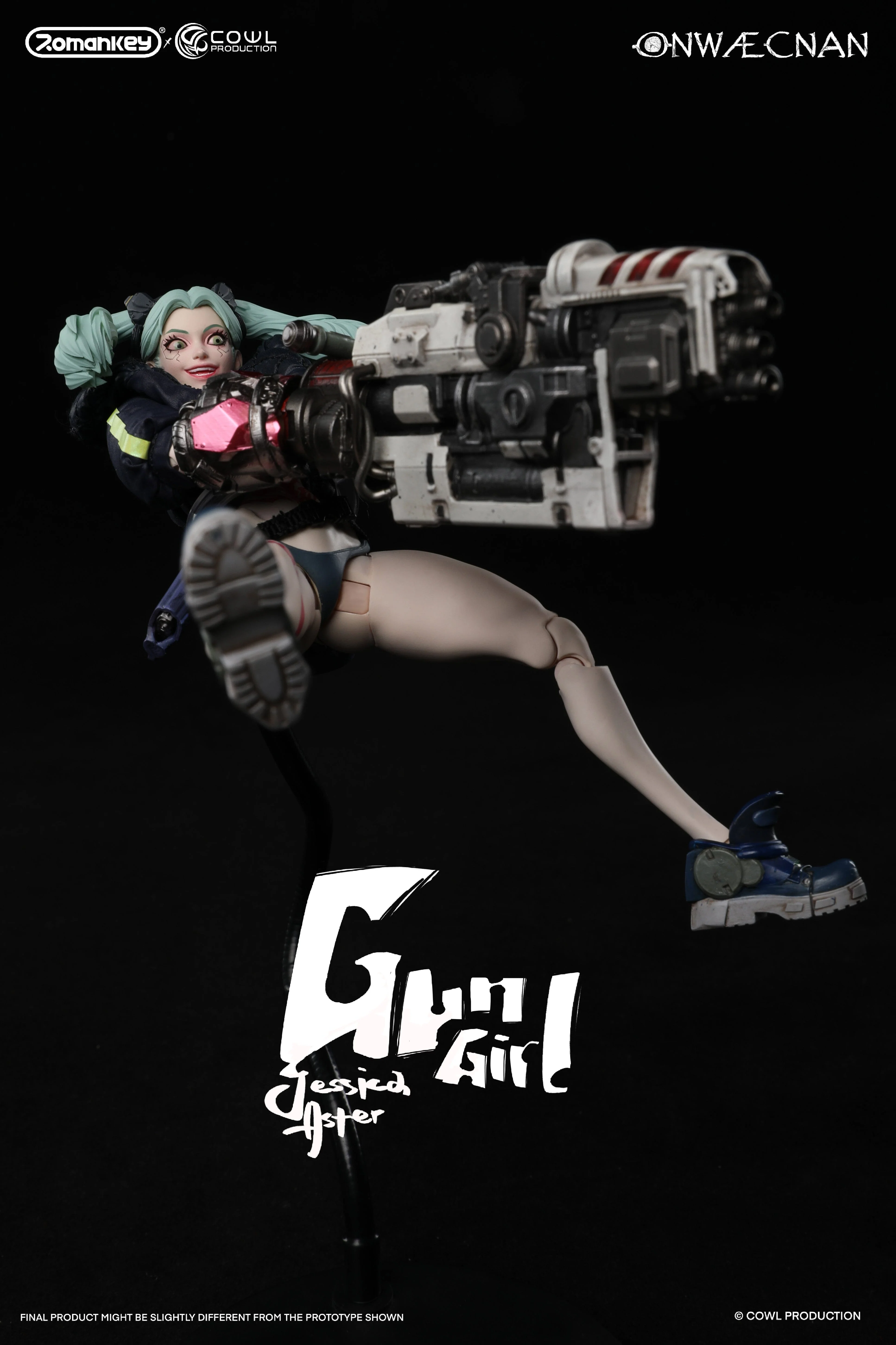 Romankey X Cowl 1/12 Gun Girl Jessica Aster Deluxe Version Action Figure - Image 8
