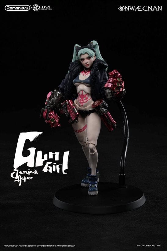 Romankey X Cowl 1/12 Gun Girl Jessica Aster Regular Version Action Figure - Image 3