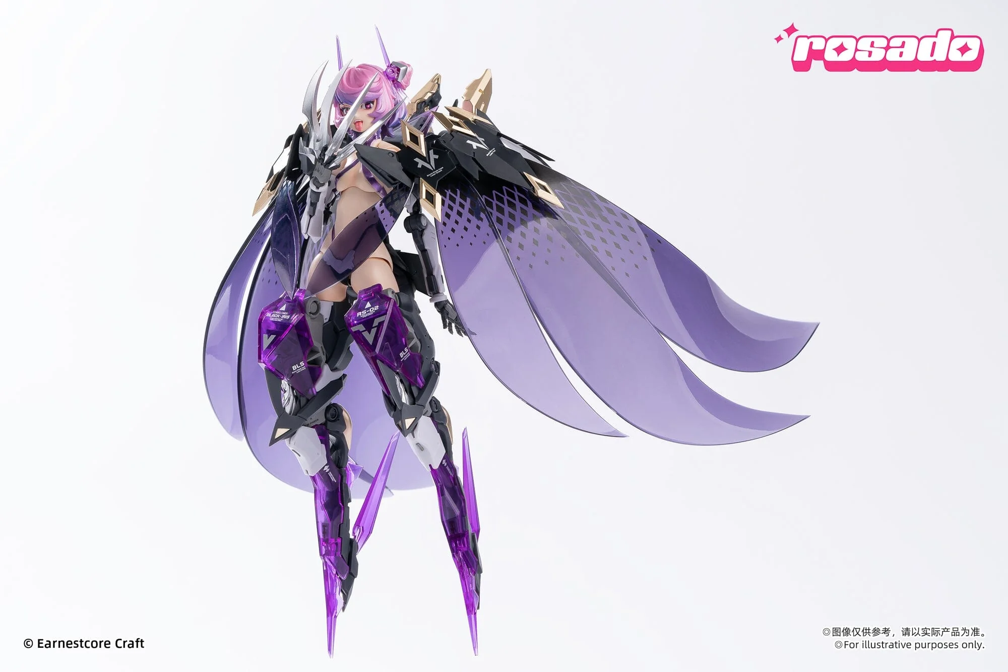 Rosado Project Starflower Black Iris 1/10 Scale Action Figure - Image 2