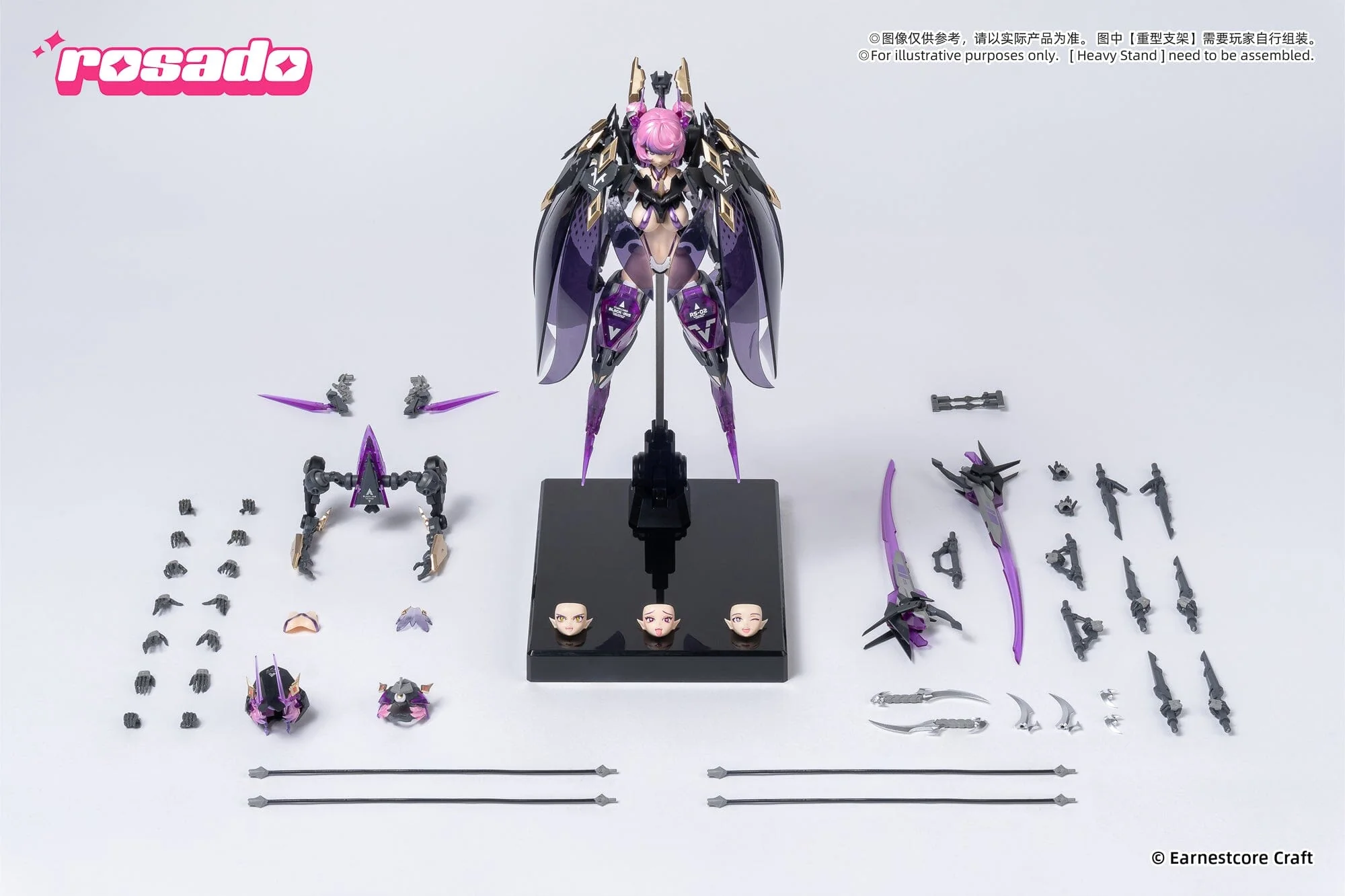 Rosado Project Starflower Black Iris 1/10 Scale Action Figure - Image 26