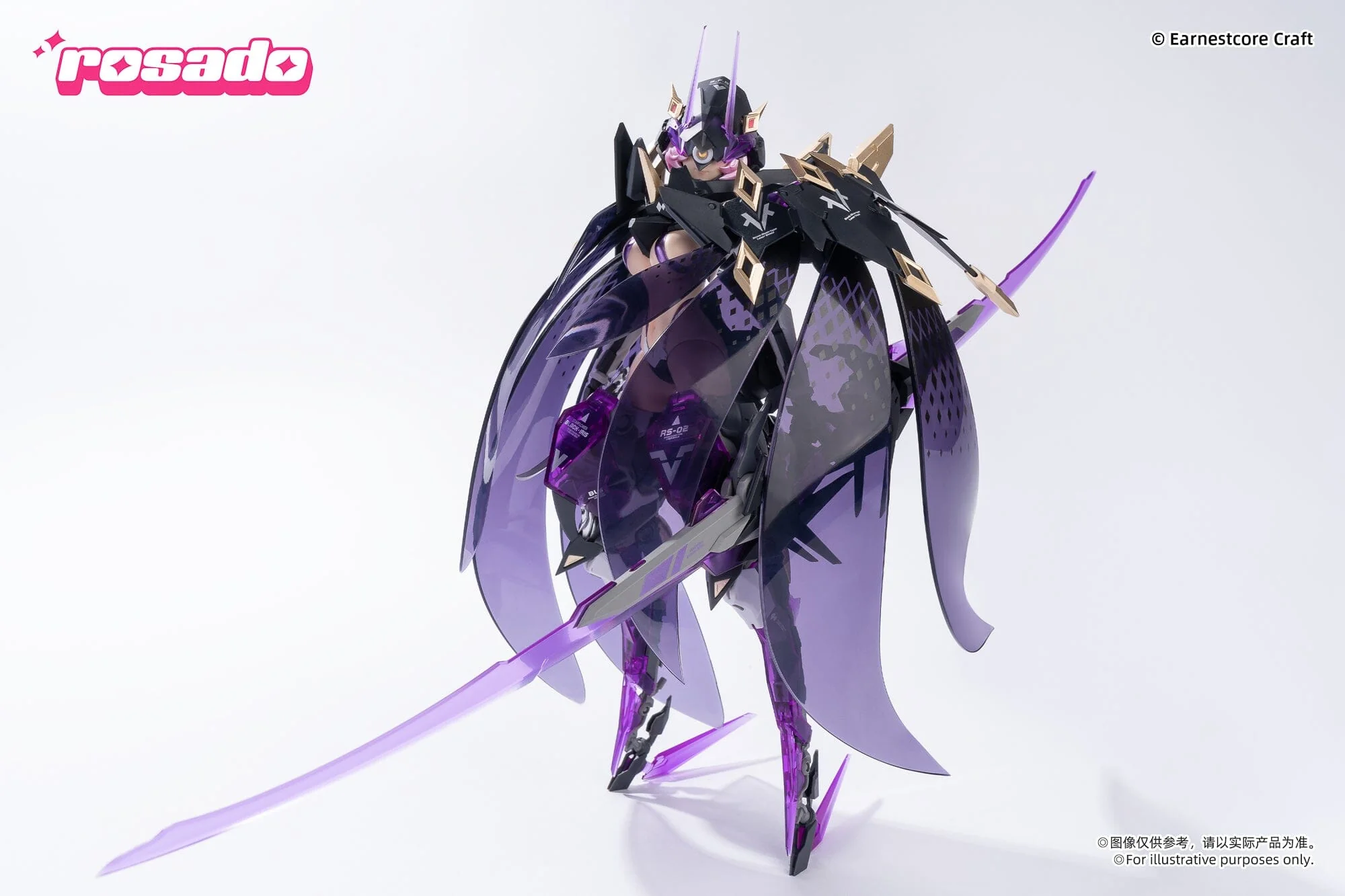 Rosado Project Starflower Black Iris 1/10 Scale Action Figure - Image 4