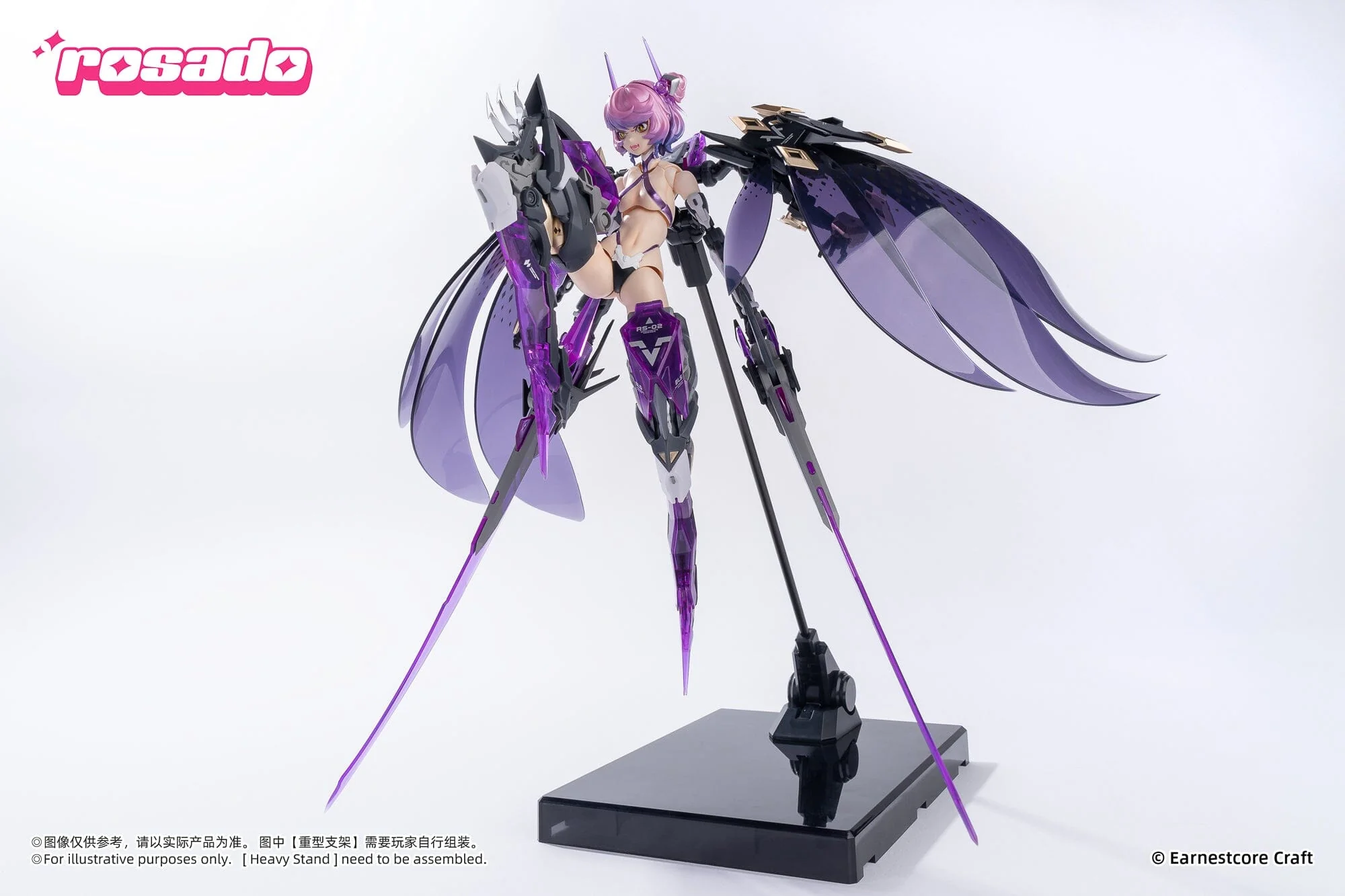 Rosado Project Starflower Black Iris 1/10 Scale Action Figure - Image 6