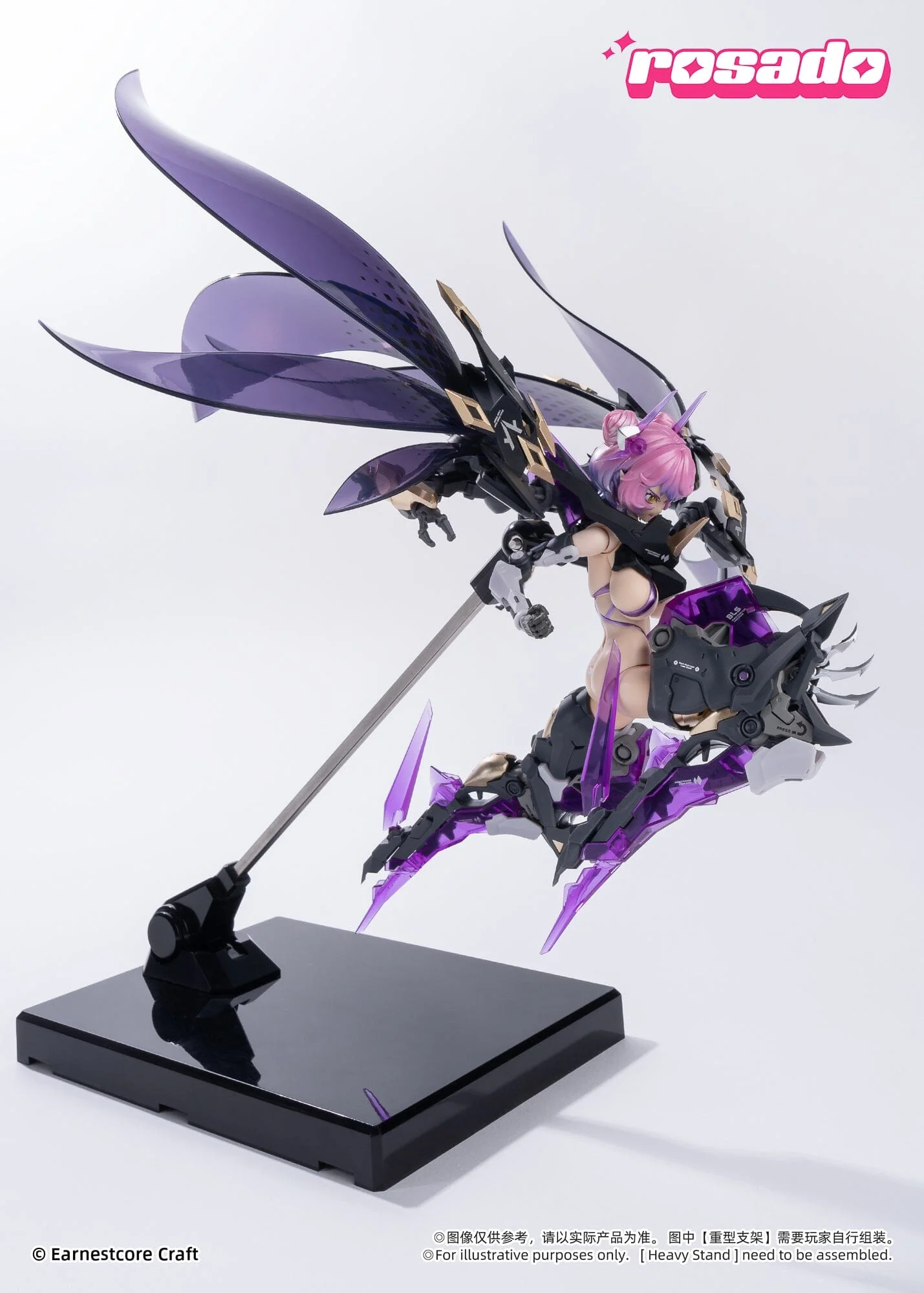 Rosado Project Starflower Black Iris 1/10 Scale Action Figure - Image 7