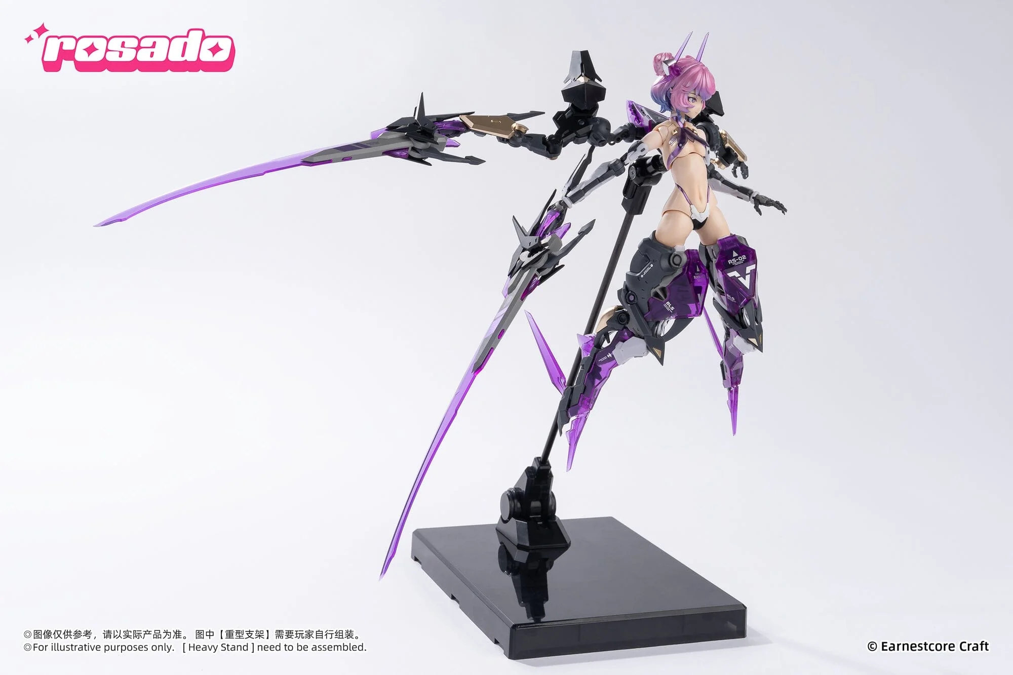 Rosado Project Starflower Black Iris 1/10 Scale Action Figure - Image 8
