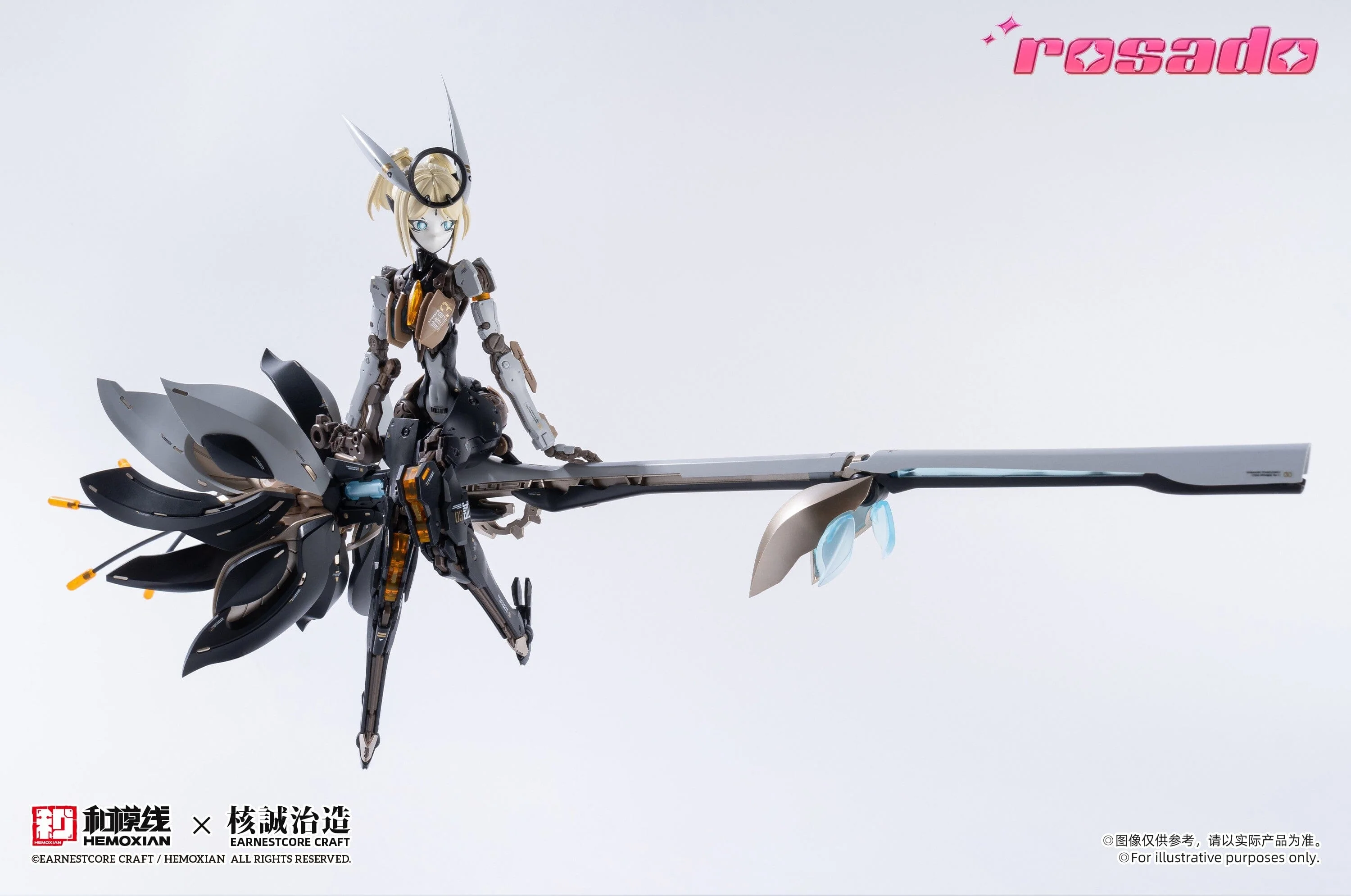 Rosado Project RS-03 Starflower Lilly MK3 1/10 Scale Model Kit - Image 11