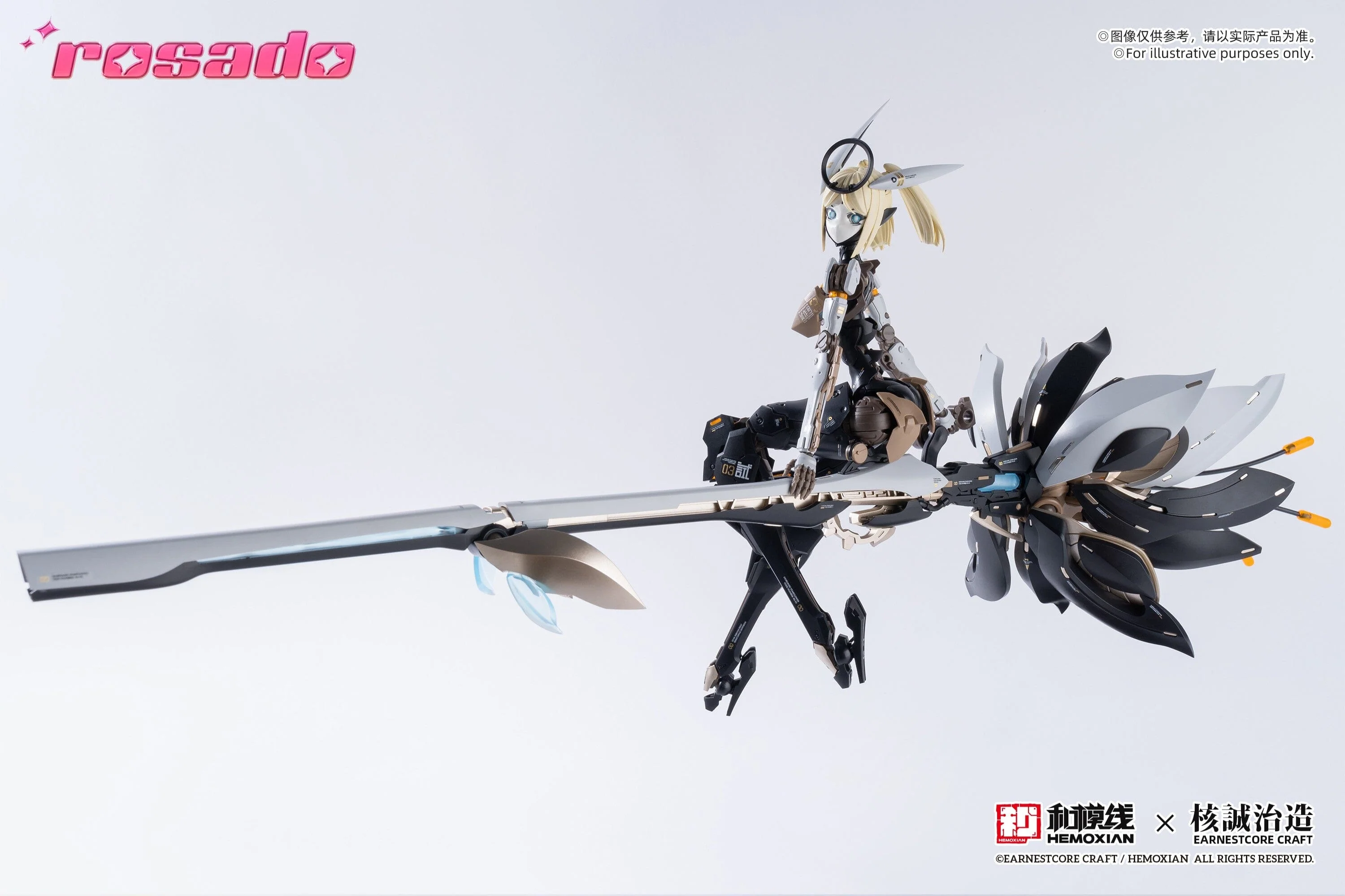 Rosado Project RS-03 Starflower Lilly MK3 1/10 Scale Model Kit - Image 12