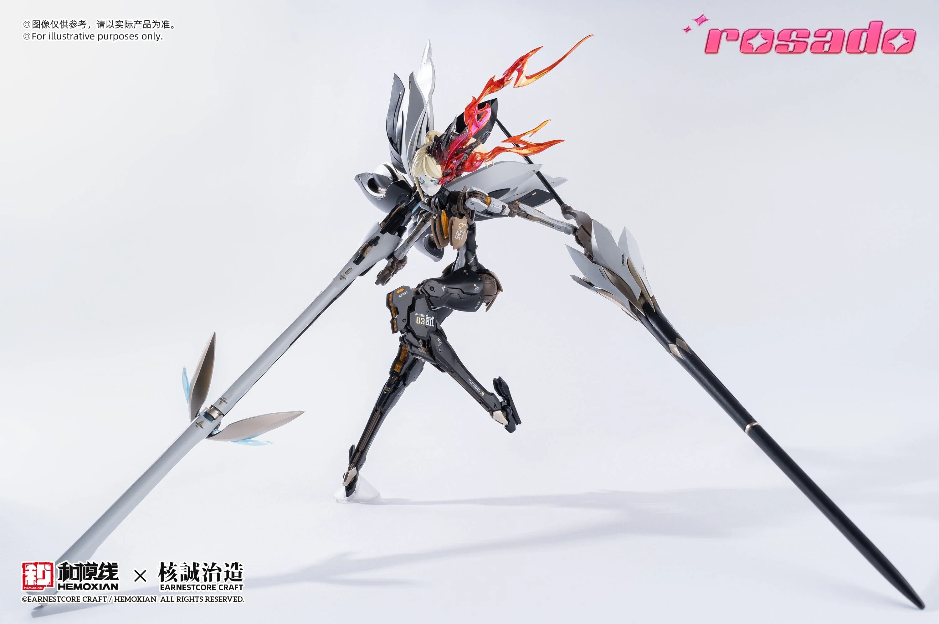 Rosado Project RS-03 Starflower Lilly MK3 1/10 Scale Model Kit - Image 13