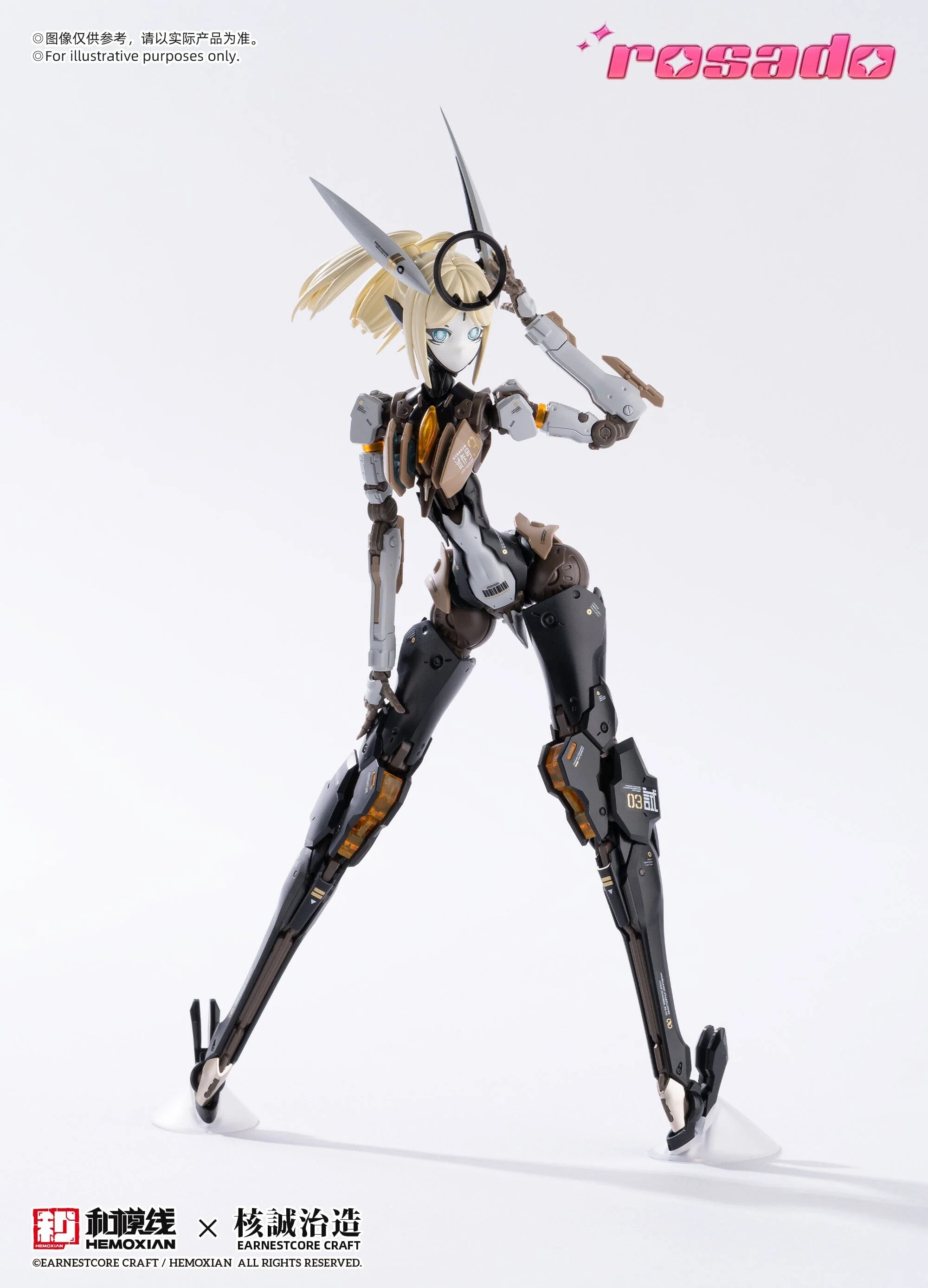 Rosado Project RS-03 Starflower Lilly MK3 1/10 Scale Model Kit - Image 17