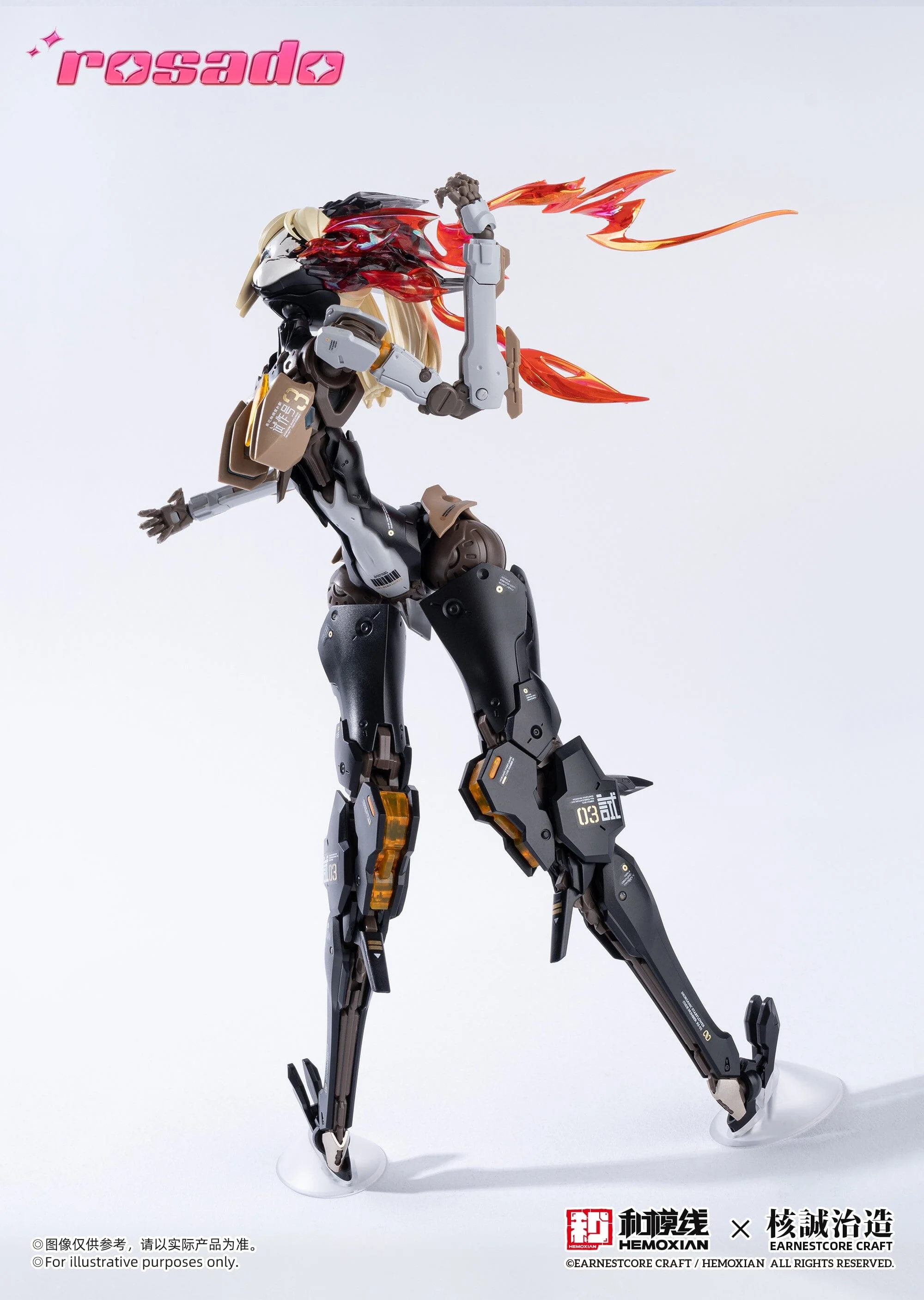 Rosado Project RS-03 Starflower Lilly MK3 1/10 Scale Model Kit - Image 19