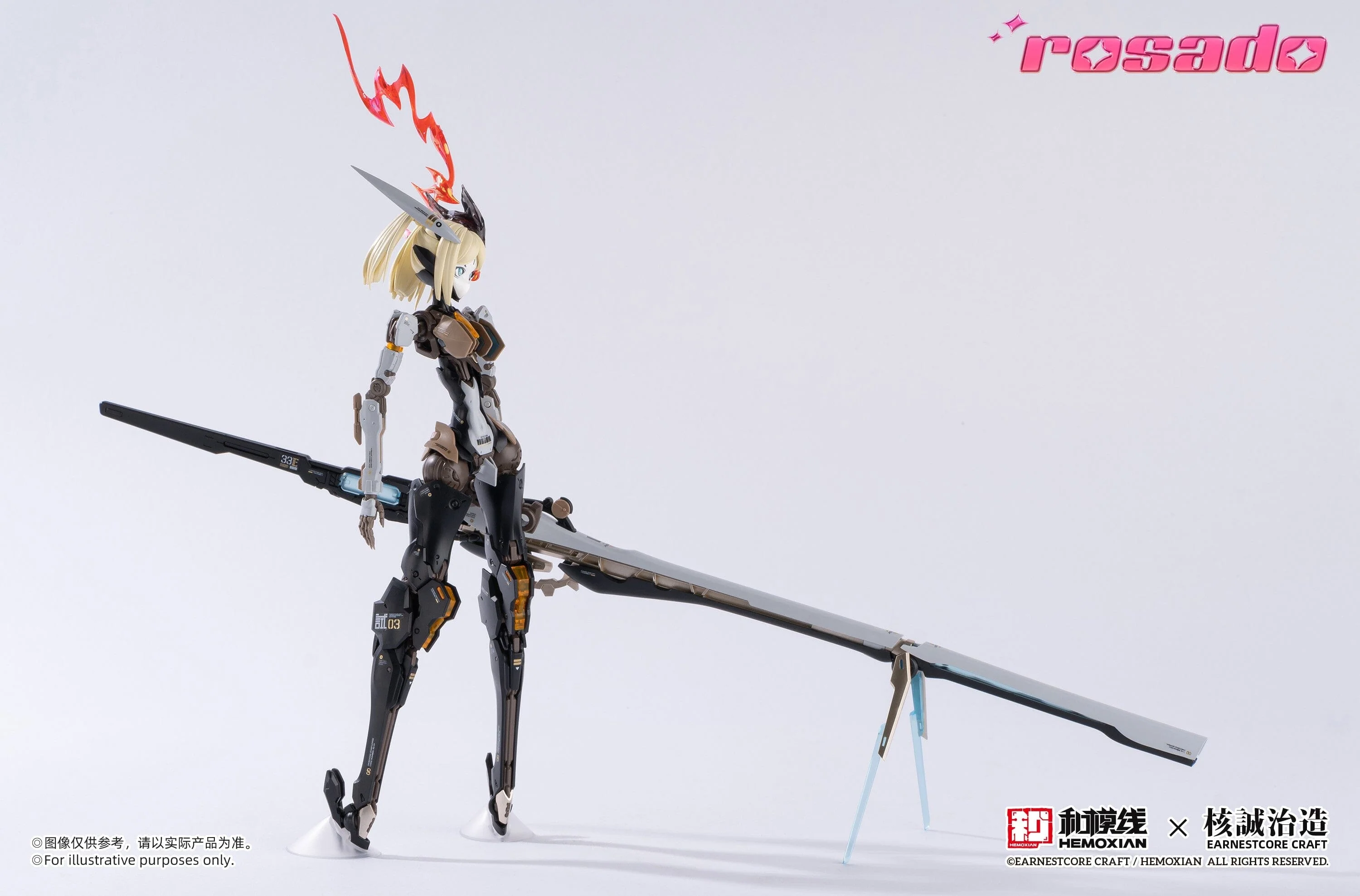 Rosado Project RS-03 Starflower Lilly MK3 1/10 Scale Model Kit - Image 6