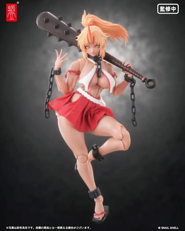 RPGEX-08 Oni Shrine Maiden Second Daughter Momiji 1/12 Scale Action Figure - Image 11