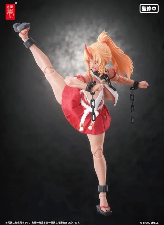 RPGEX-08 Oni Shrine Maiden Second Daughter Momiji 1/12 Scale Action Figure - Image 13