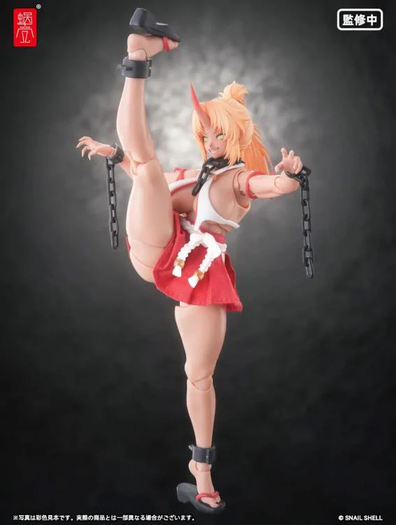 RPGEX-08 Oni Shrine Maiden Second Daughter Momiji 1/12 Scale Action Figure - Image 14
