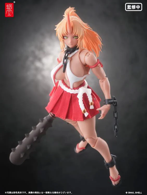 RPGEX-08 Oni Shrine Maiden Second Daughter Momiji 1/12 Scale Action Figure - Image 4
