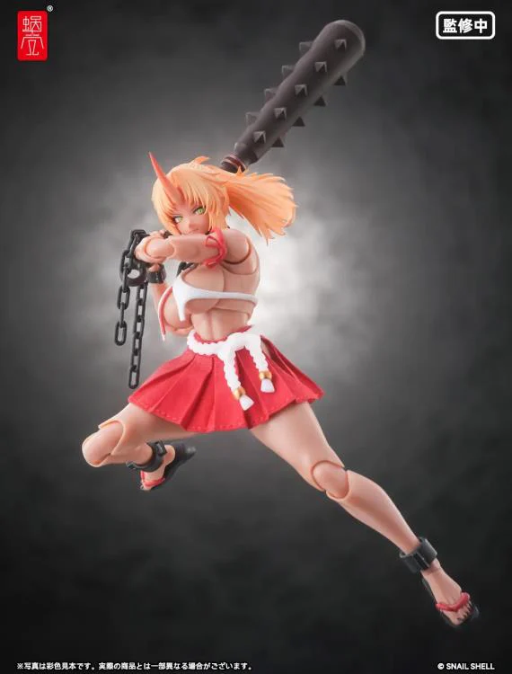 RPGEX-08 Oni Shrine Maiden Second Daughter Momiji 1/12 Scale Action Figure - Image 5