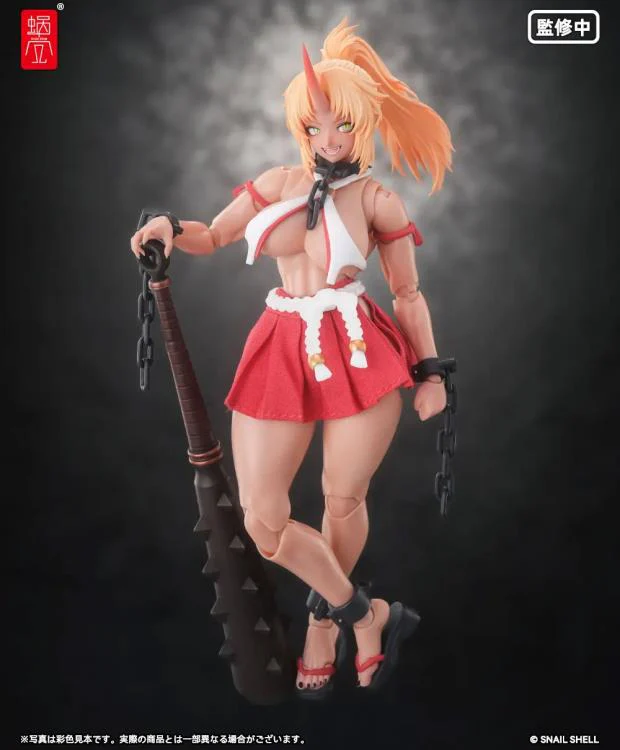 RPGEX-08 Oni Shrine Maiden Second Daughter Momiji 1/12 Scale Action Figure - Image 7