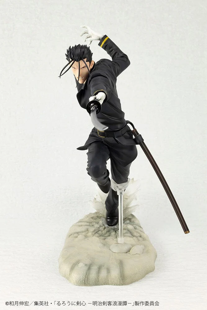 Rurouni Kenshin Meiji Swordsman Romantic Story ArtFX J Hajime Saito 1/8 Scale Figure - Image 10